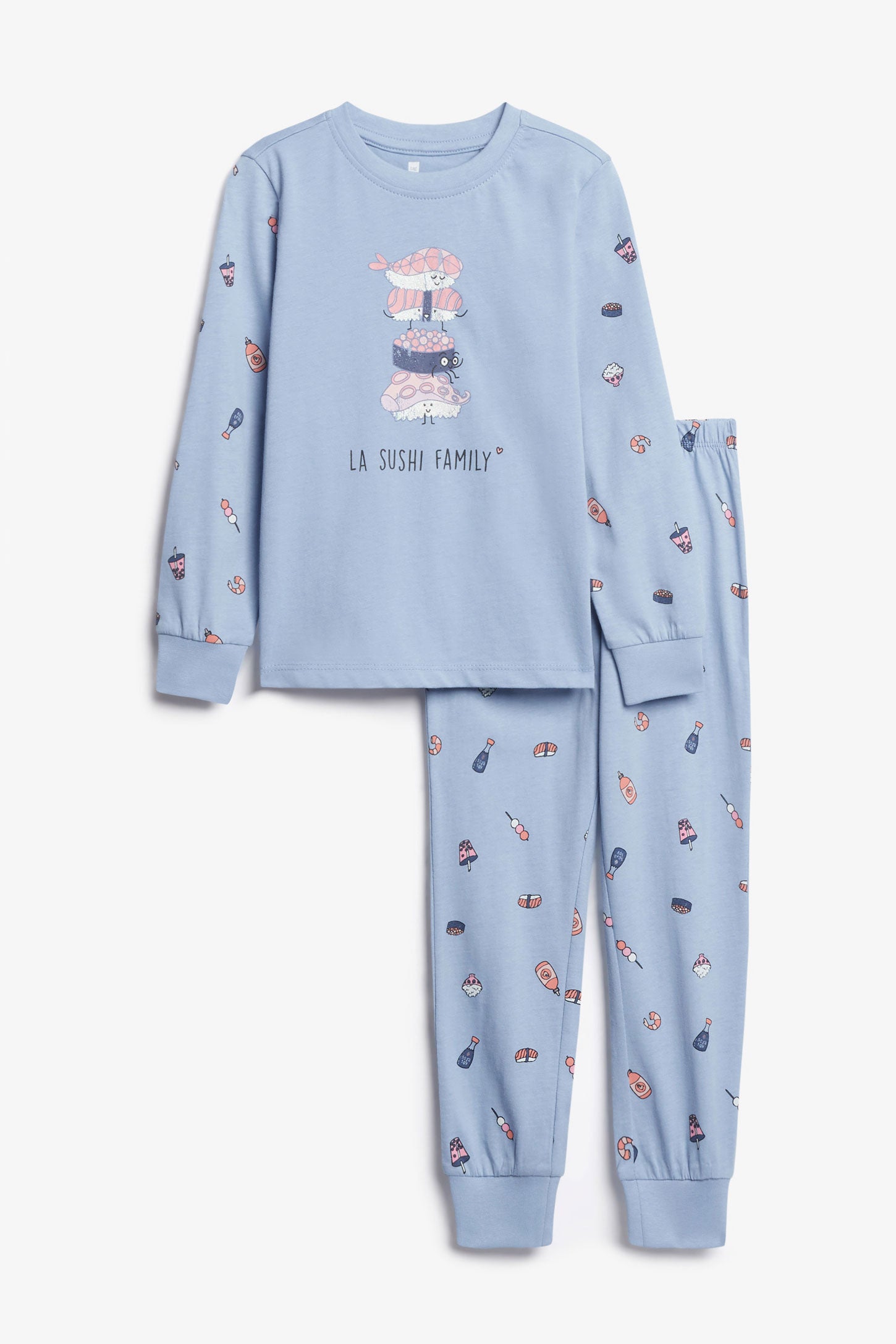 Duos futés, Pyjama 2-pièces en coton, 2/35$ - Enfant fille && BLEU