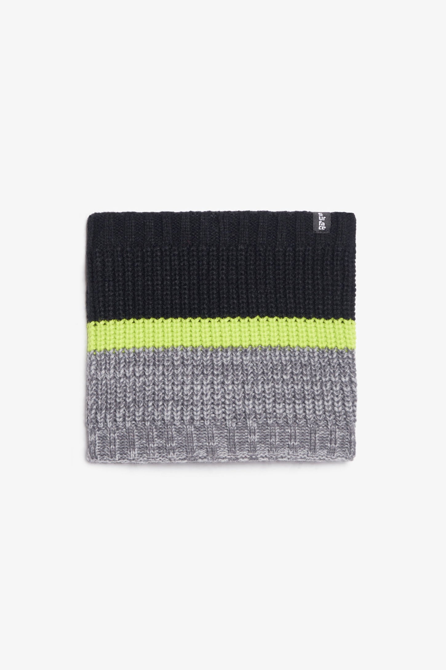 Cache-cou en tricot doublé polar - Enfant garçon && GRIS