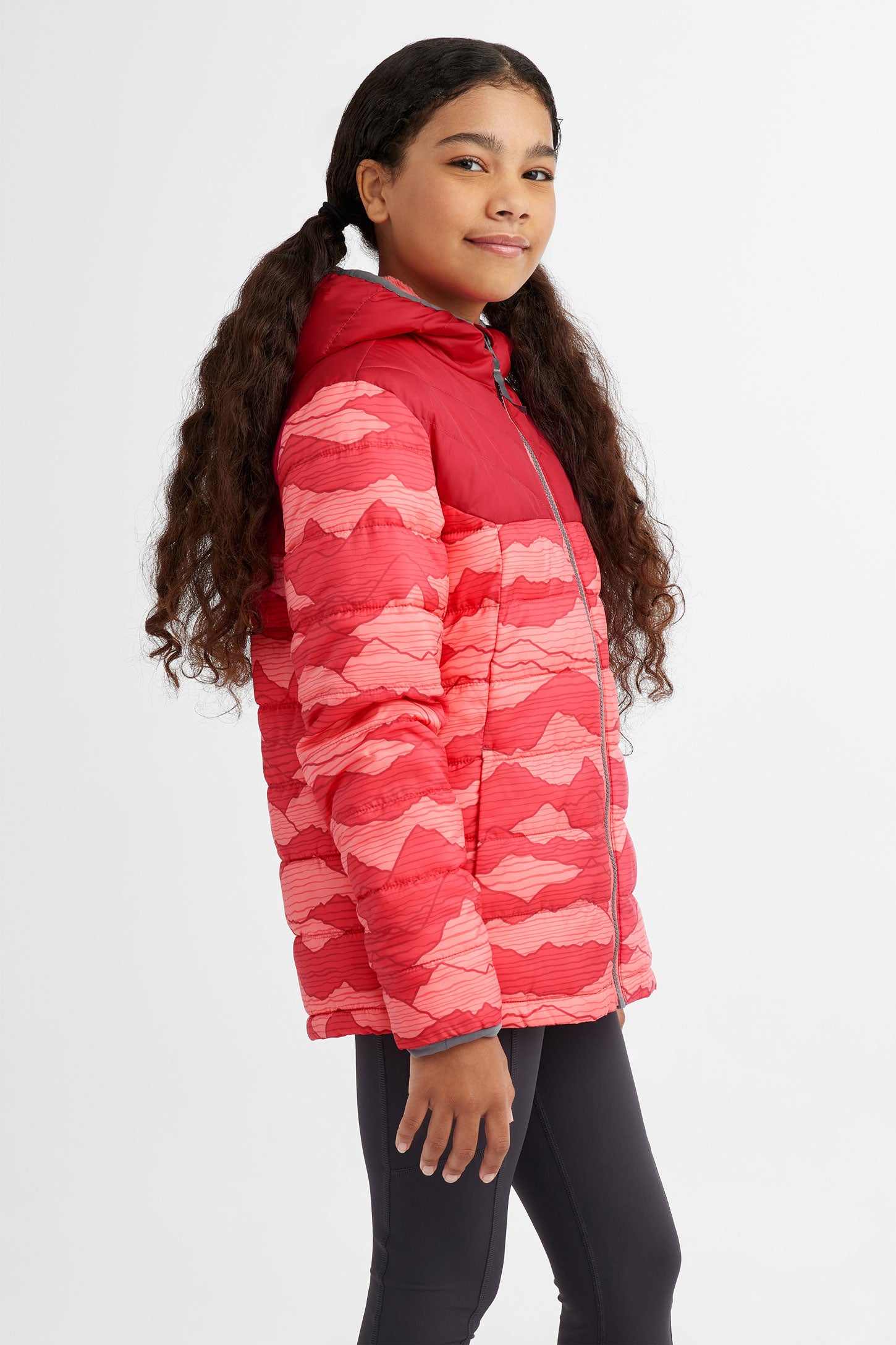 Manteau matelassé en ripstop BM - Ado fille && ROSE