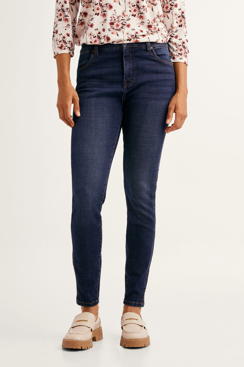 Slim fit high waisted jeans - Women