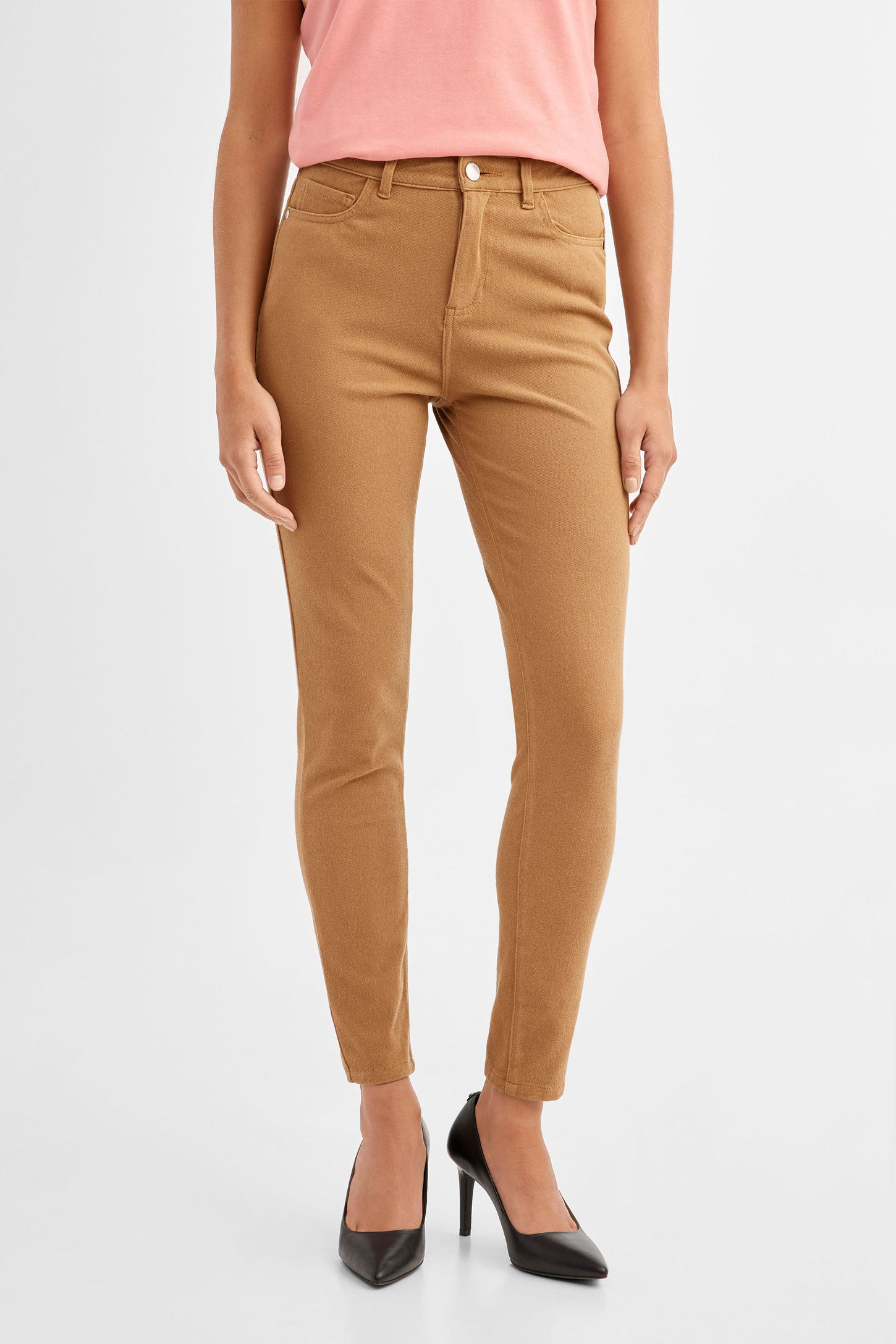 Twill skinny hot sale pants