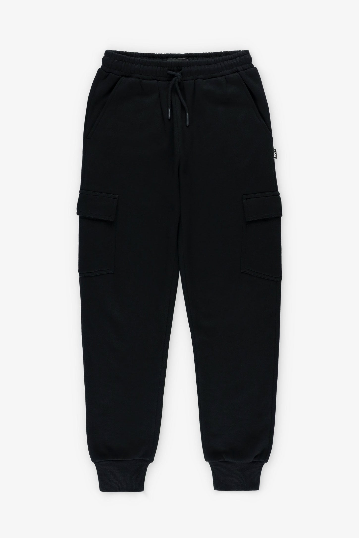 Pantalon jogger cargo - Ado garçon && NOIR