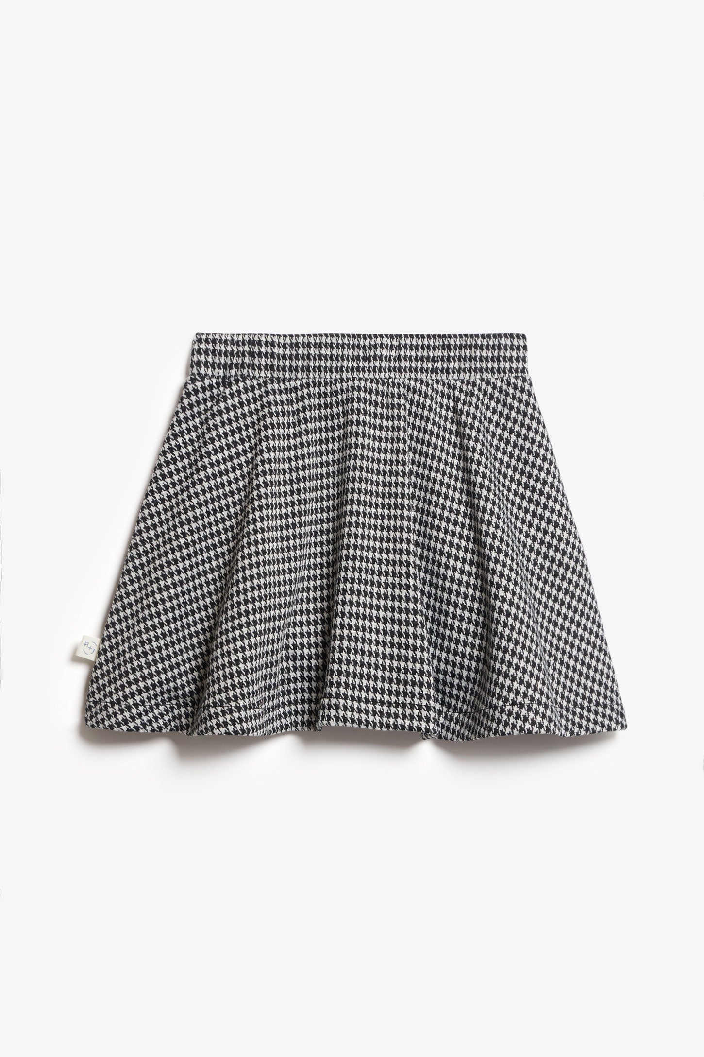 Jupe courte à plis creux - Enfant fille && NOIR/MULTI