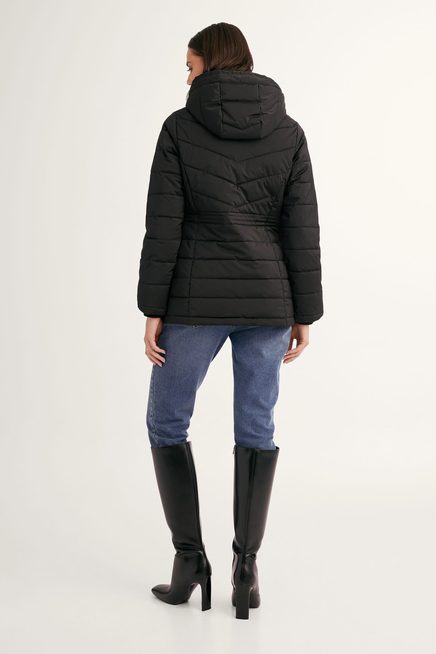 Manteau matelassé - Femme && NOIR