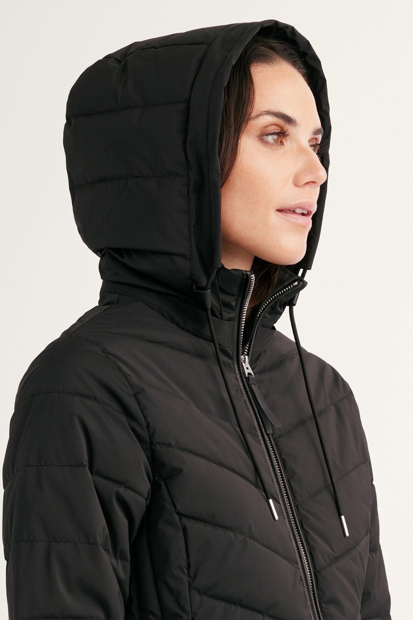 Manteau matelassé - Femme && NOIR