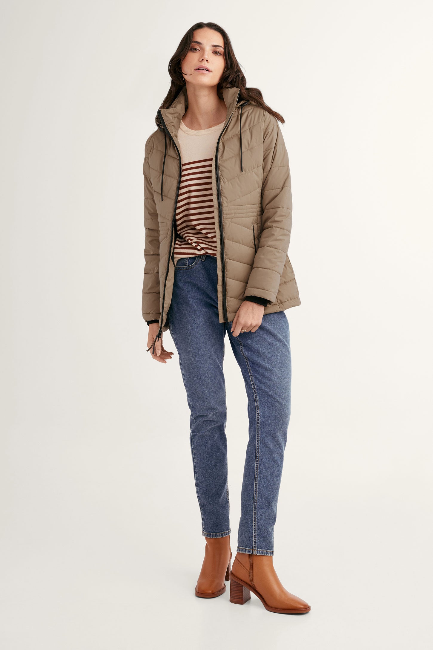 Manteau matelassé - Femme && SABLE