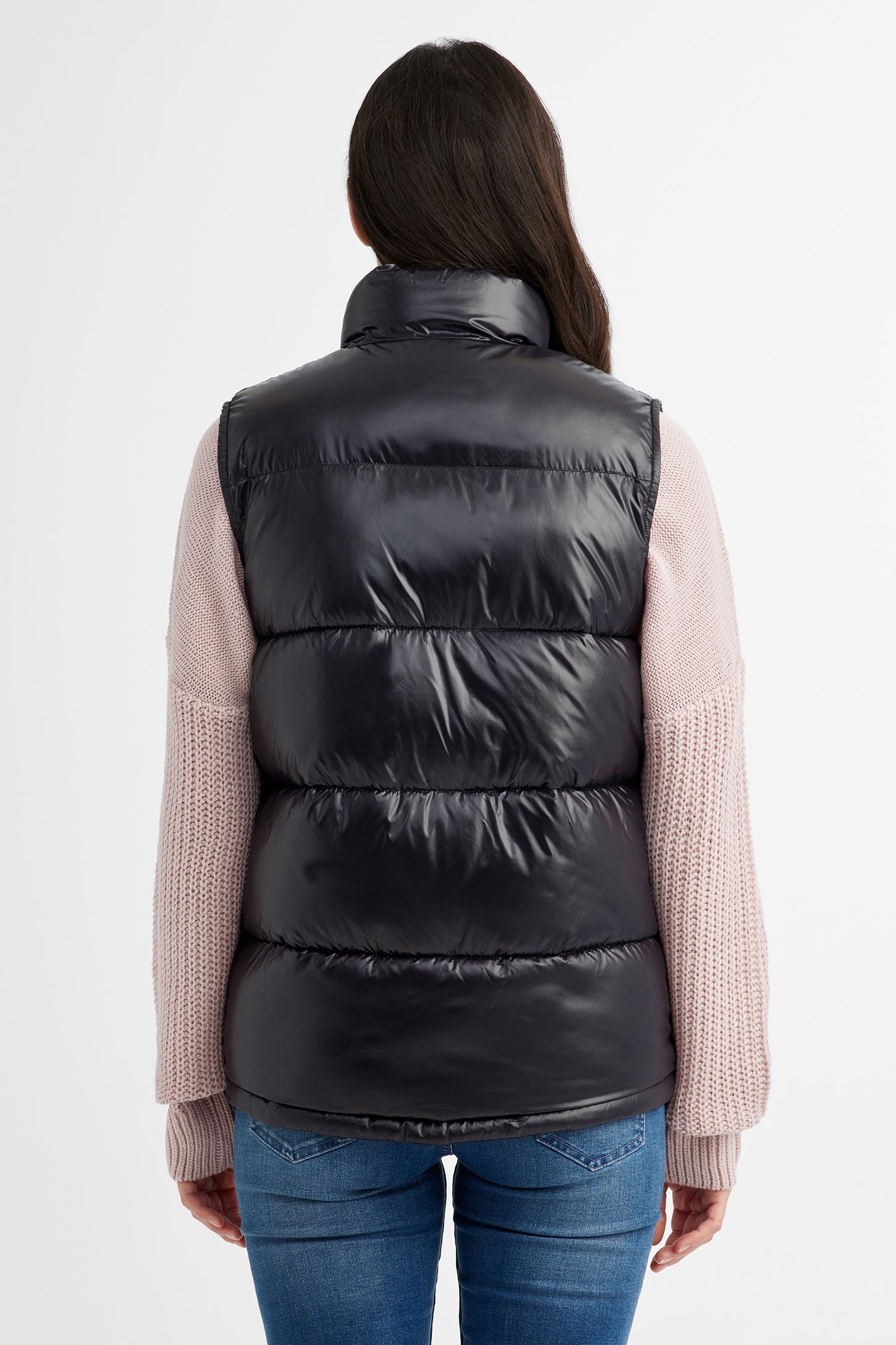 Gilet Matelassé Léger Sans Manches Pour Femme - Veste Mi-saison, Doudoune Légère
