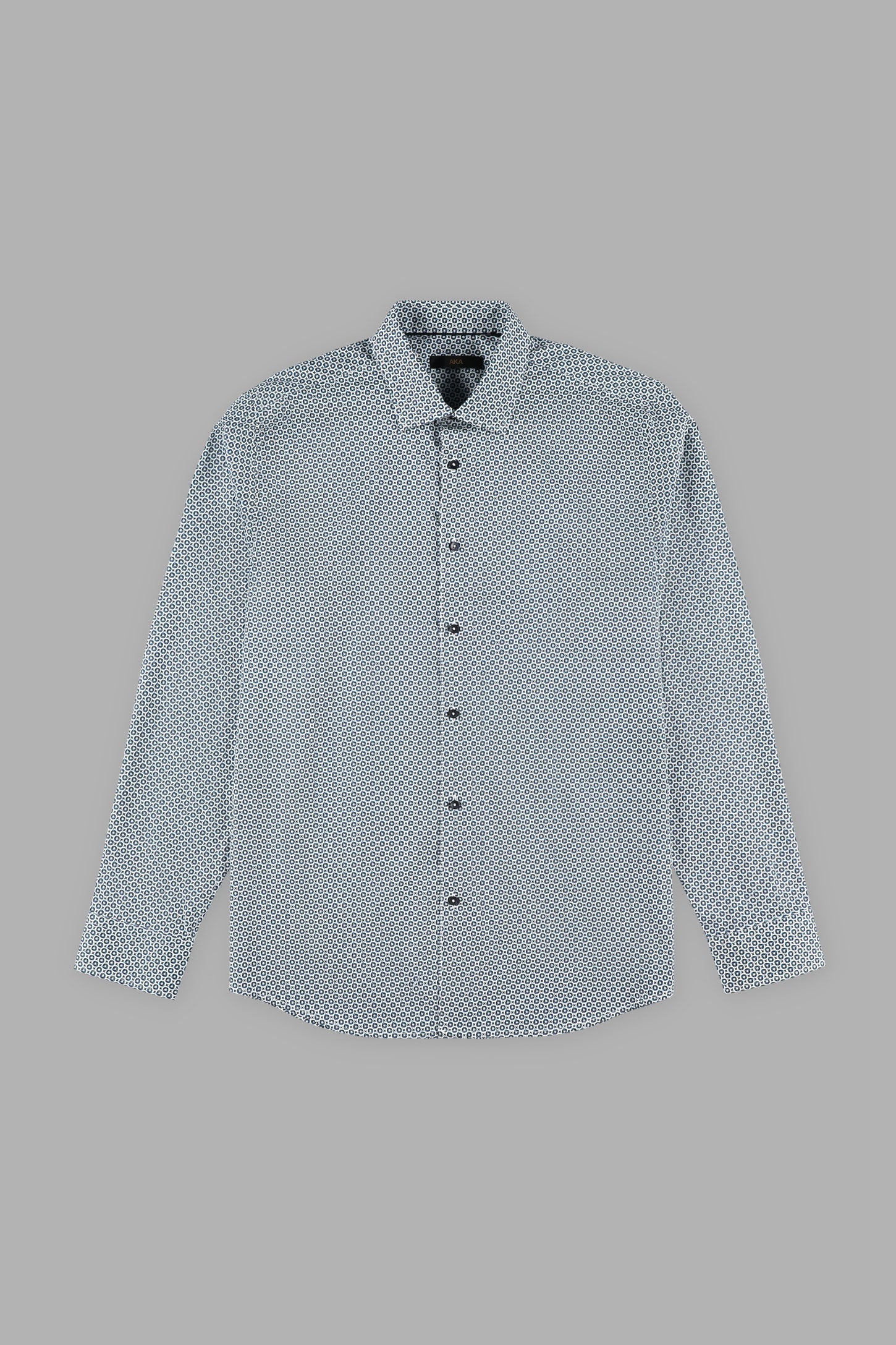 Chemise coupe ajustée - Homme && BLEU