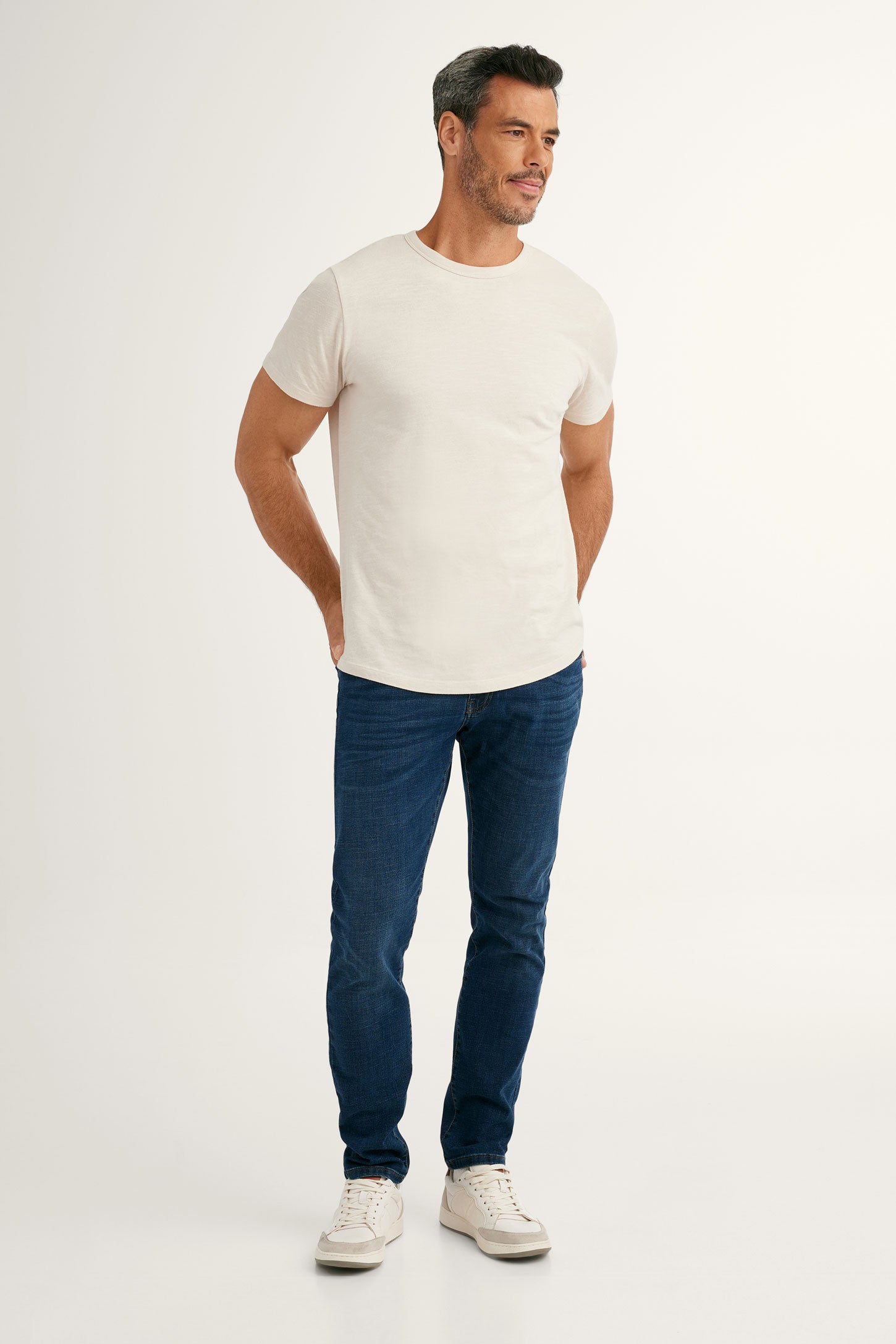 T-shirt en coton - Homme && BEIGE