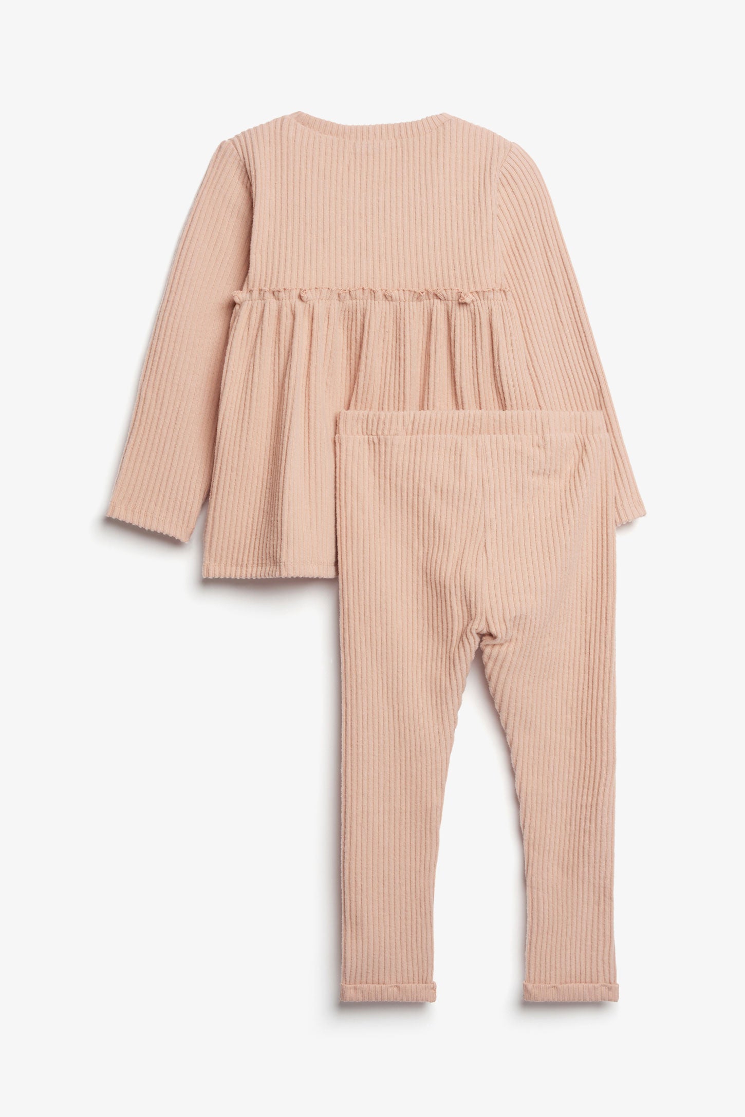 Ensemble 2-pièces chandail et legging - Bébé fille && ROSE PALE