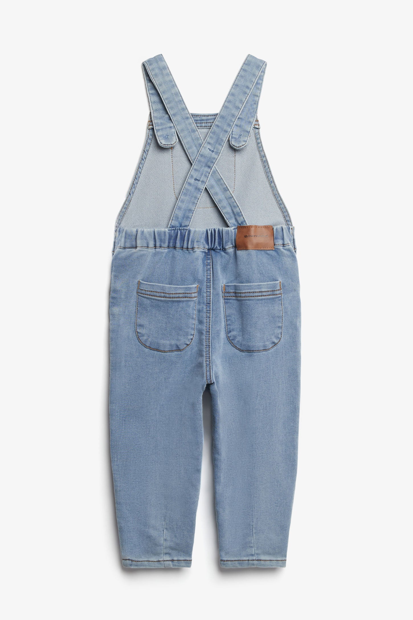 Salopette en jeans ajustable - Bébé fille && DENIM PALE