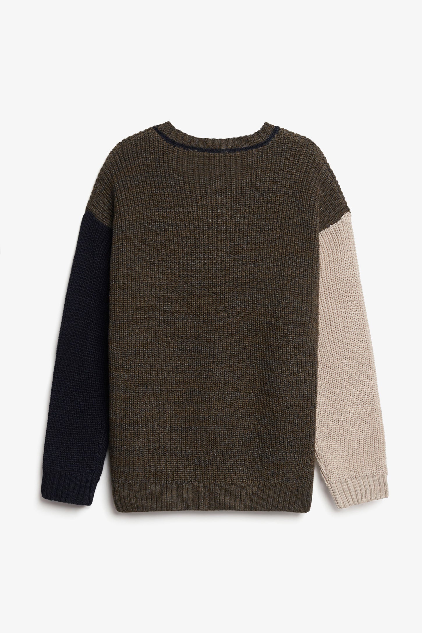 Chandail en tricot pêcheur - Enfant garçon && OLIVE