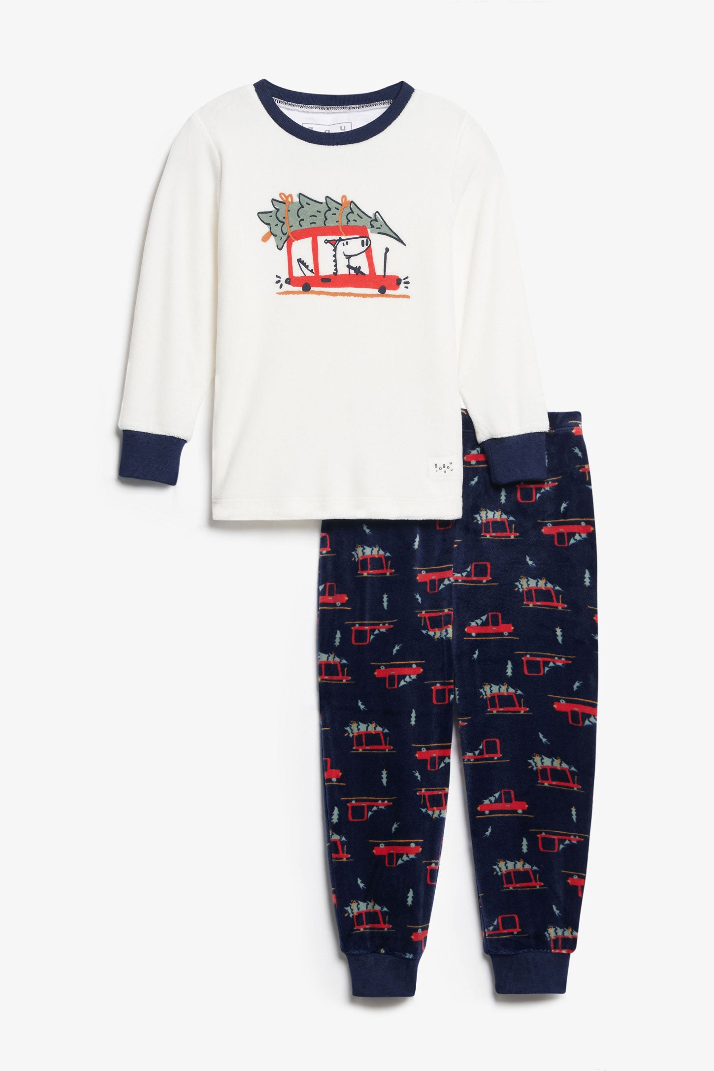 2 piece printed velvet pajamas Baby