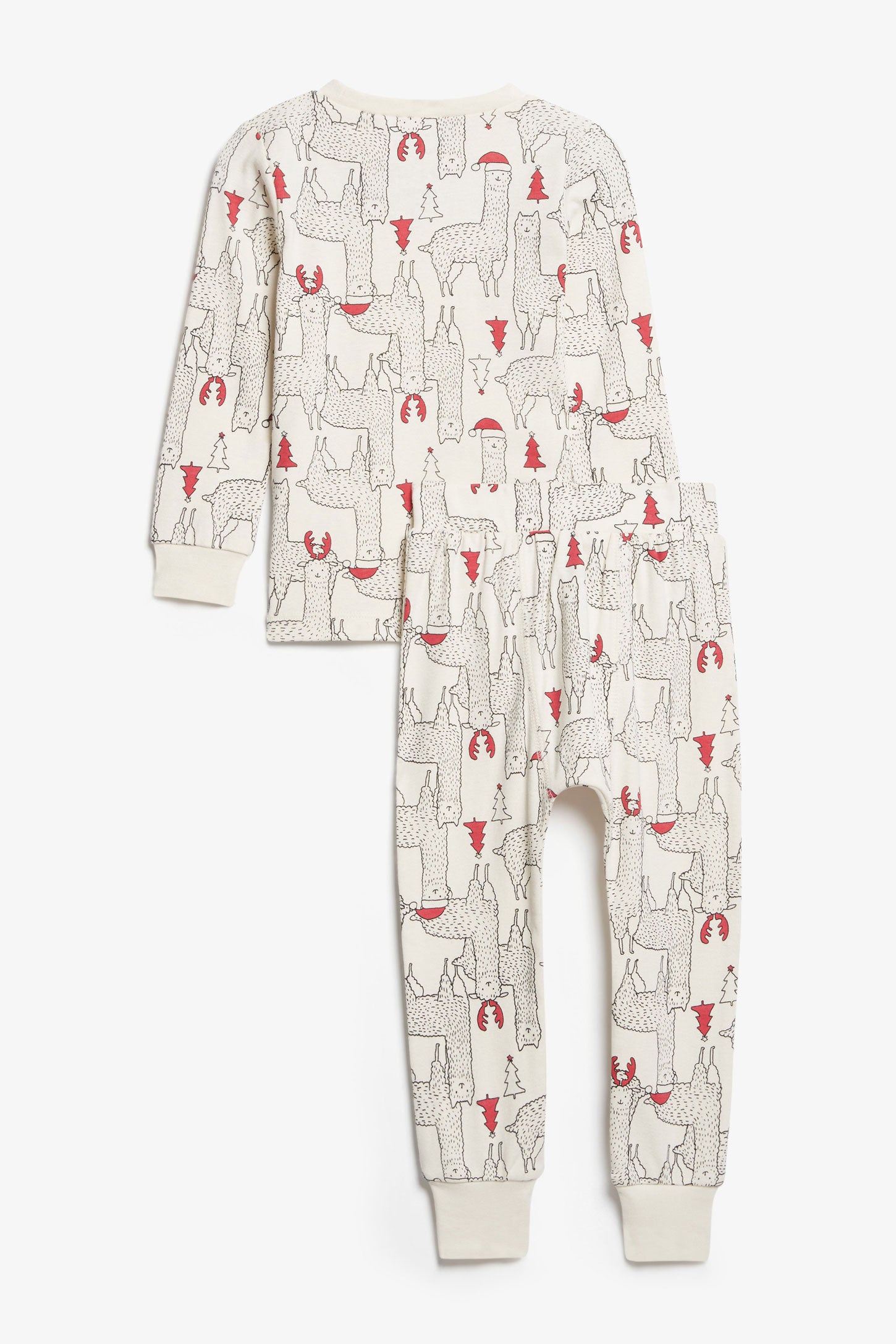 Pyjama 2-pièces imprimé en coton - Bébé && BEIGE/MULTI