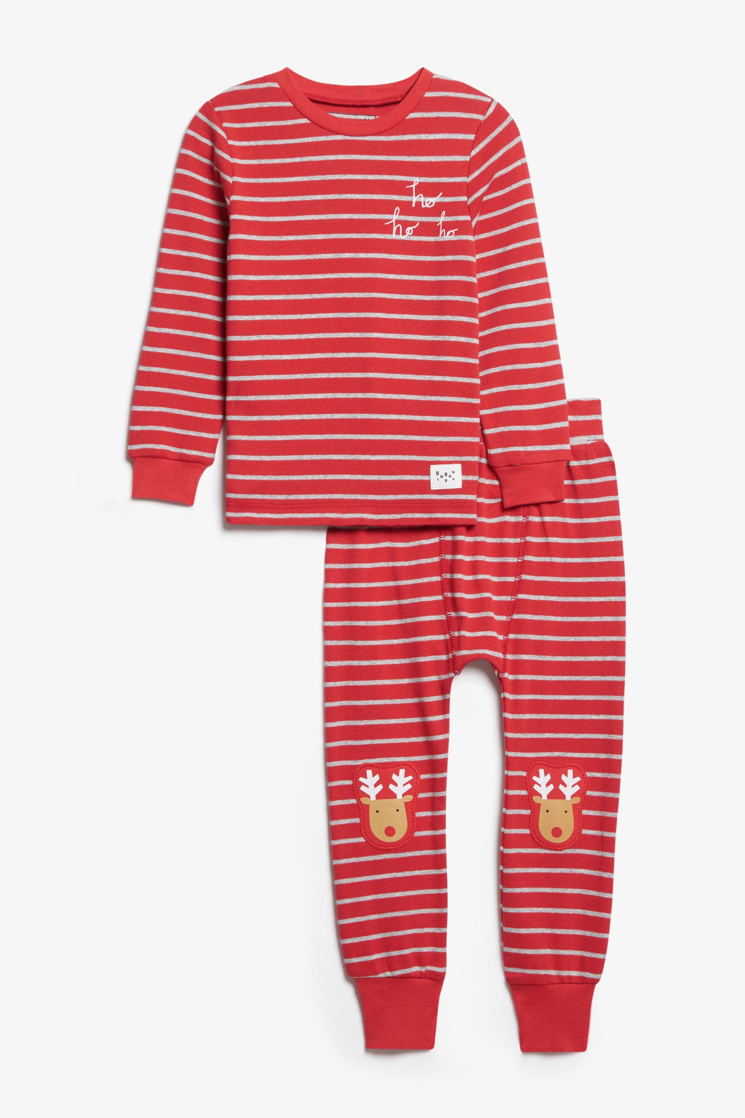 Pyjama 2-pièces imprimé en coton - Bébé && ROUGE/MULTI