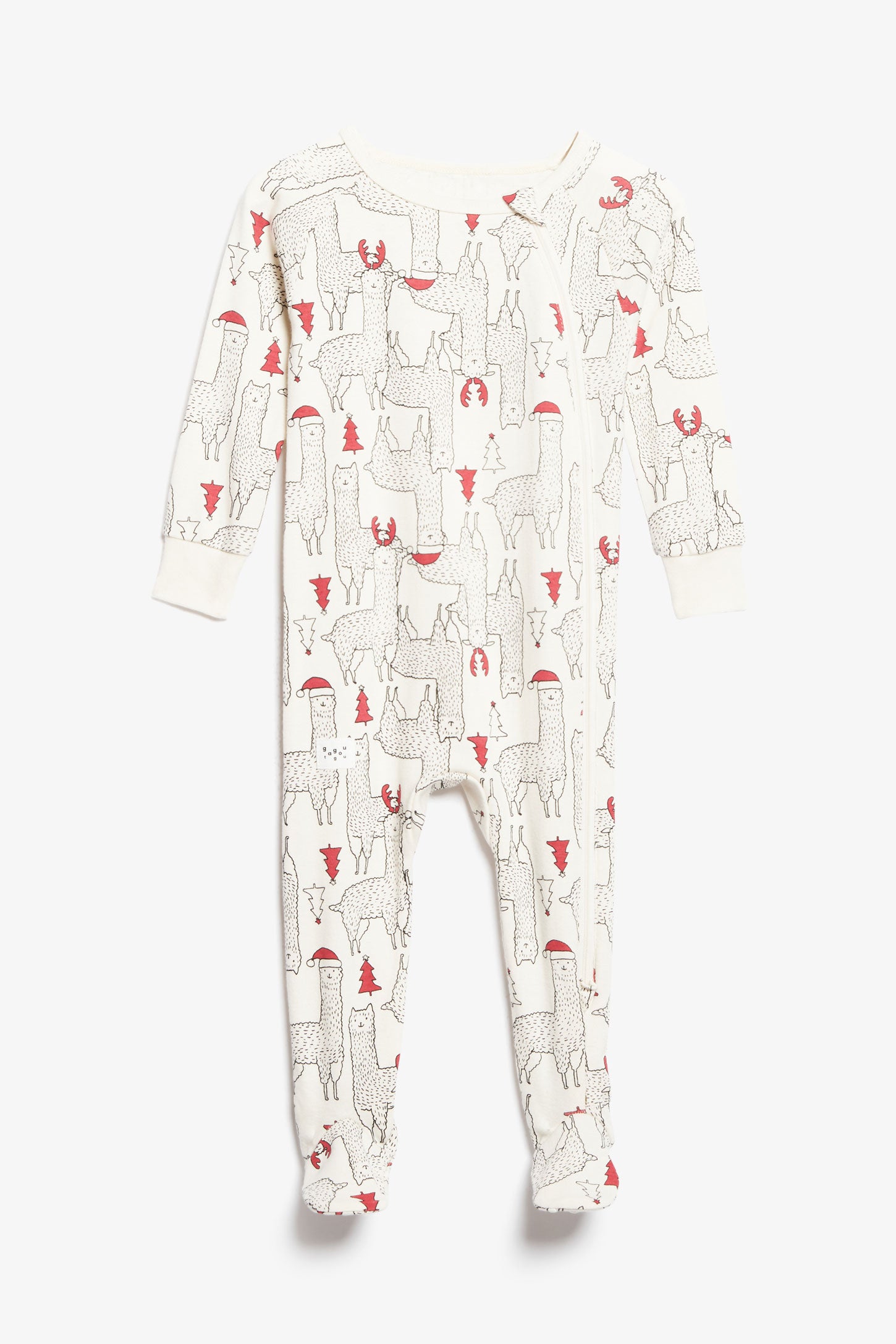 Pyjama 1-pièce imprimé coton - Bébé && BEIGE/MULTI