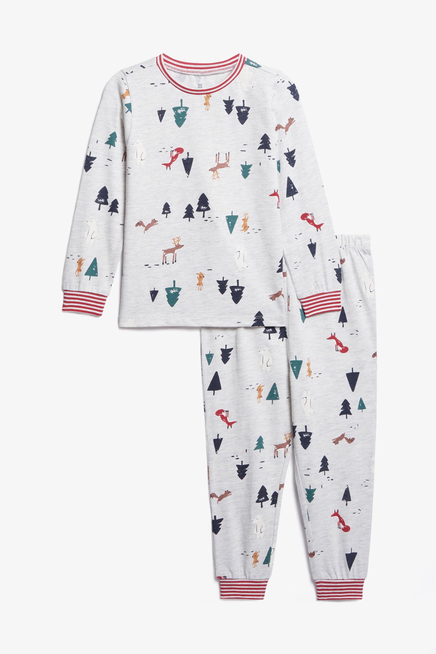 Duos futés, Pyjama 2-pièces imprimé en coton, 2/30$ - Bébé && BEIGE/MULTI