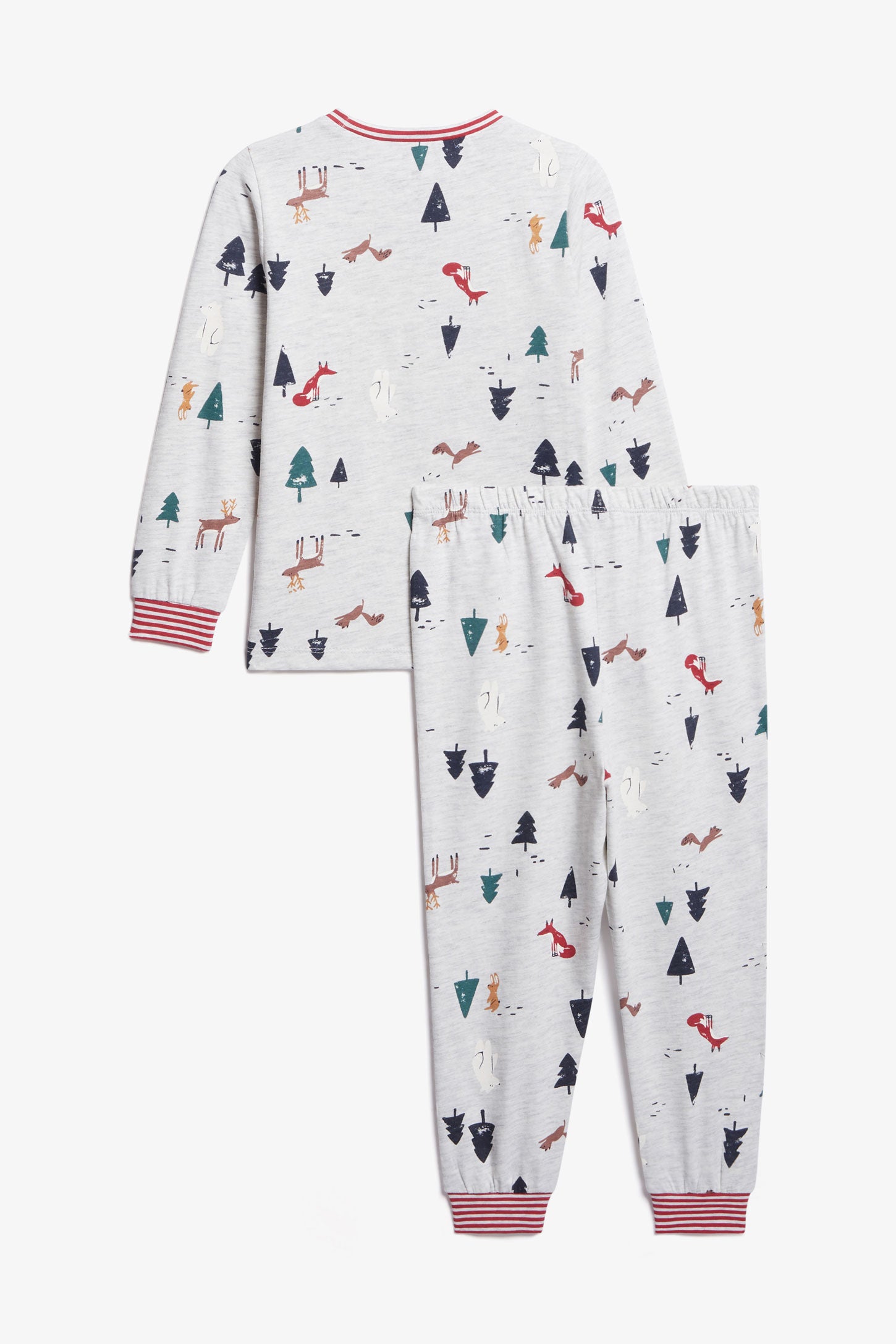 Duos futés, Pyjama 2-pièces imprimé en coton, 2/30$ - Bébé && BEIGE/MULTI