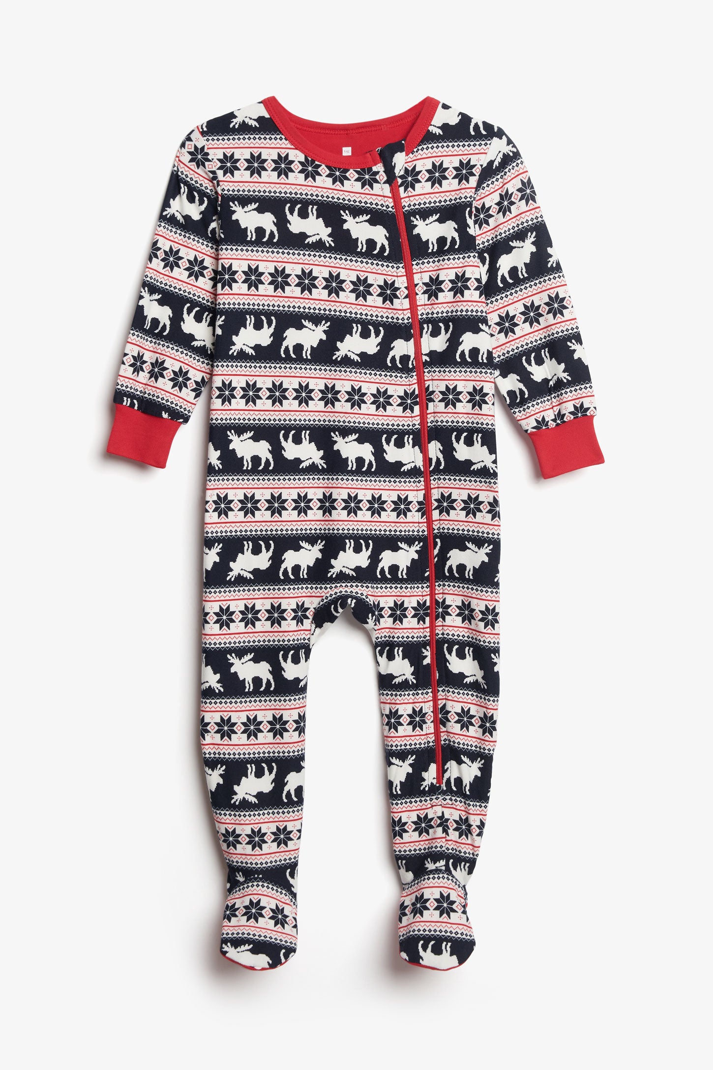 Pyjama de Noël 1-pièce imprimé en Moss - Bébé && MARIN/MULTI