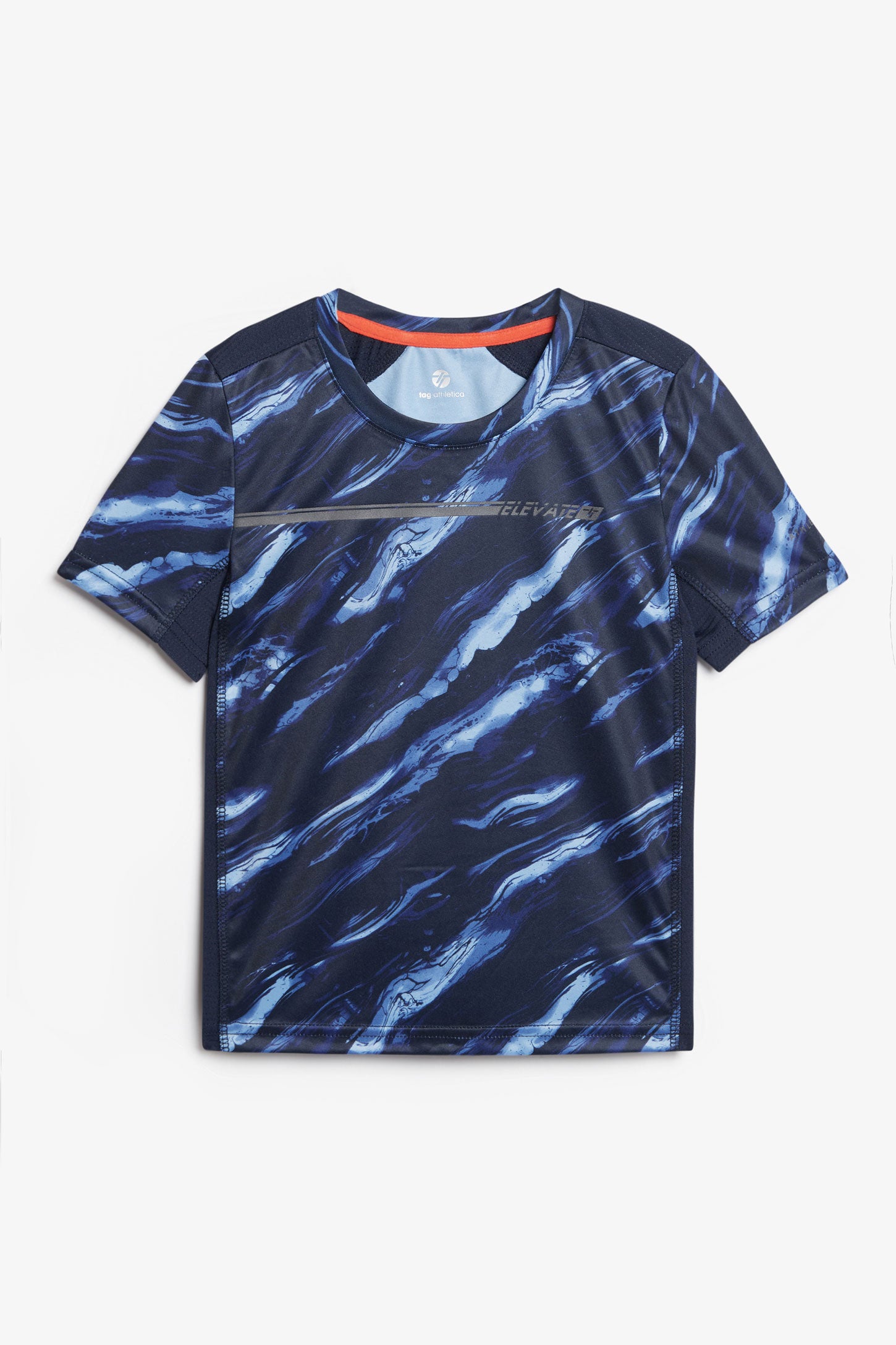 T-shirt athlétique - Enfant garçon && BLEU MARINE MUL