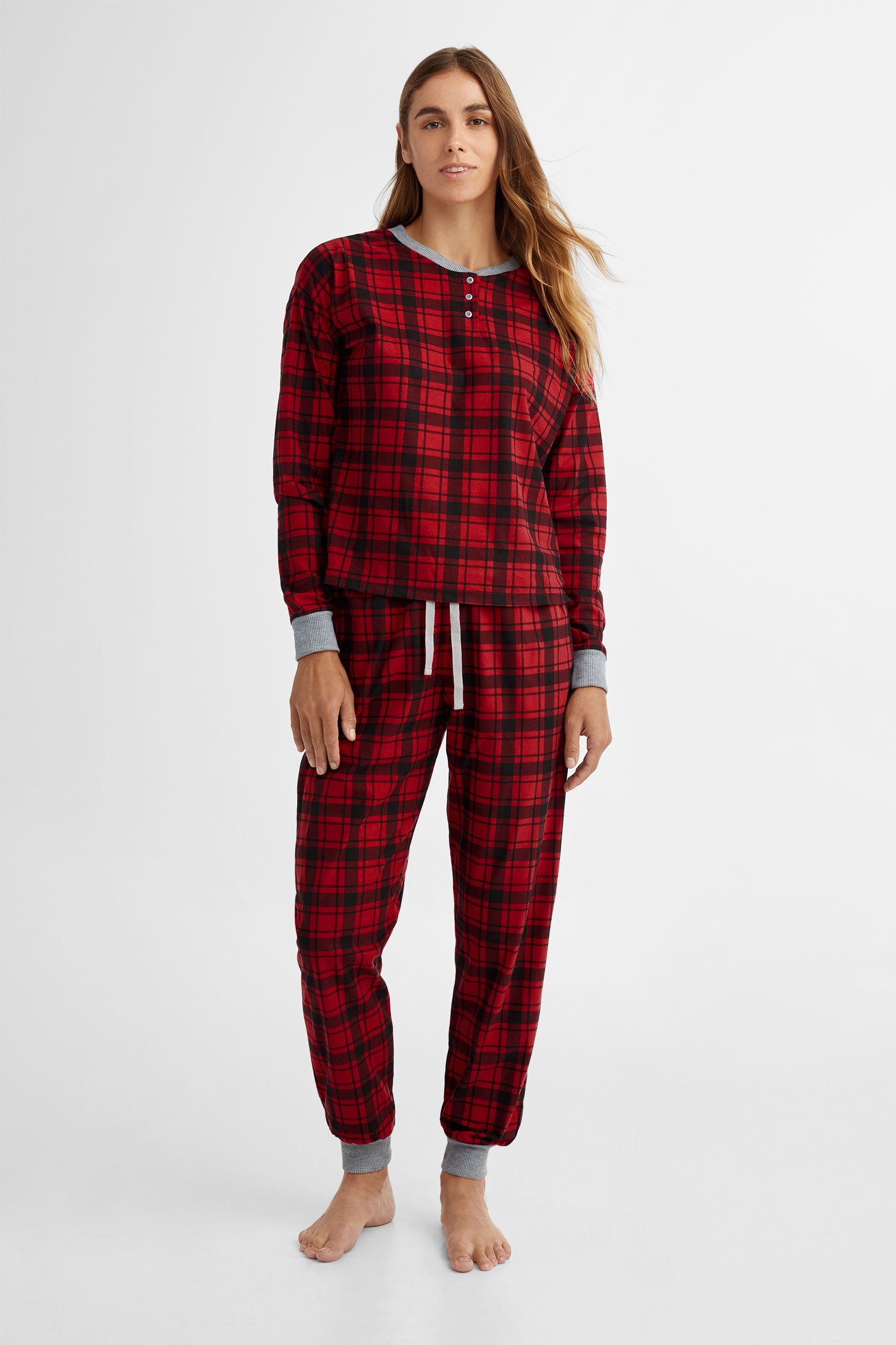 Pyjama en best sale flanelle femme