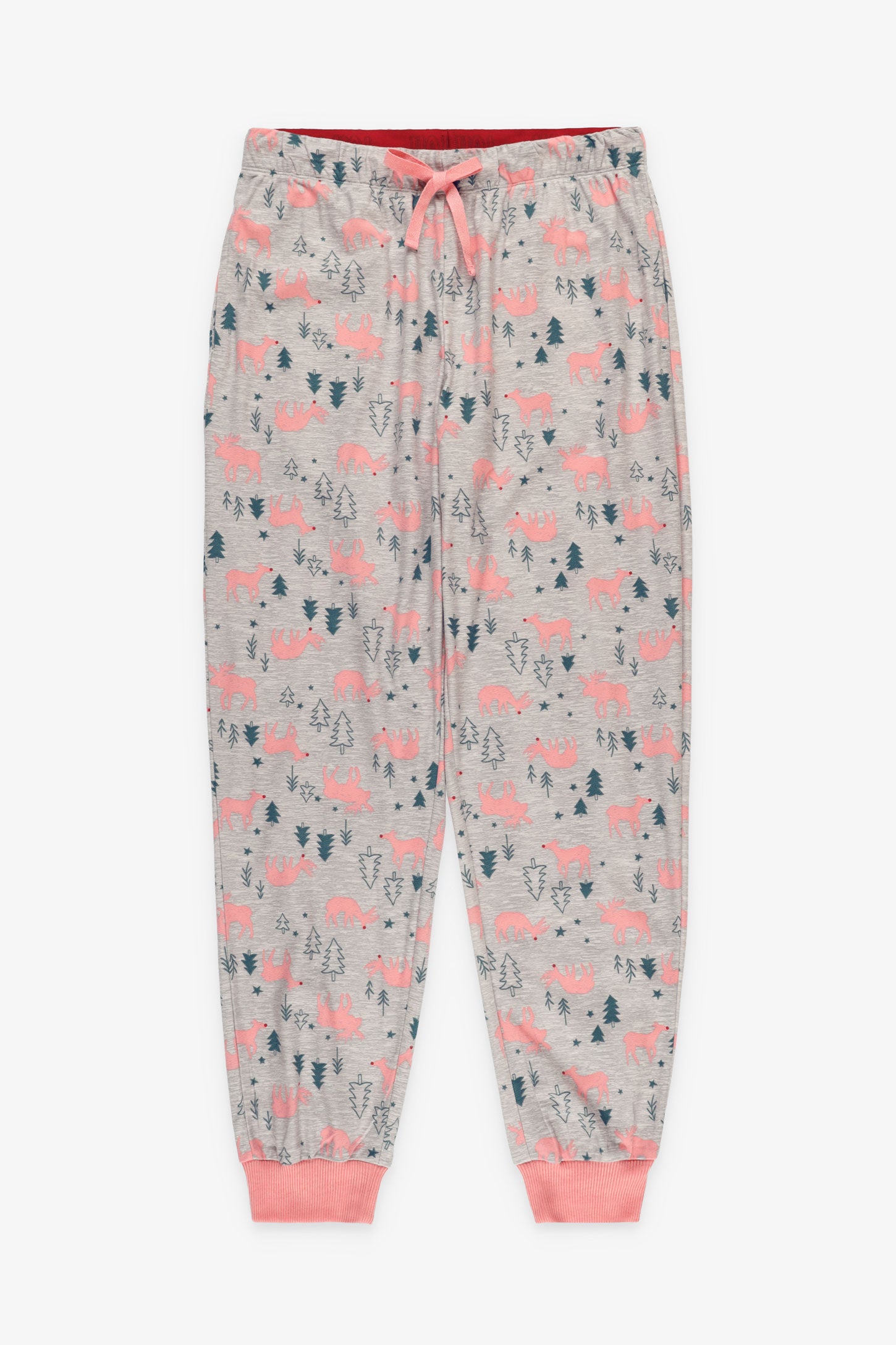 Pantalon pyjama de Noël en flanelle - Femme && GRIS MULTI