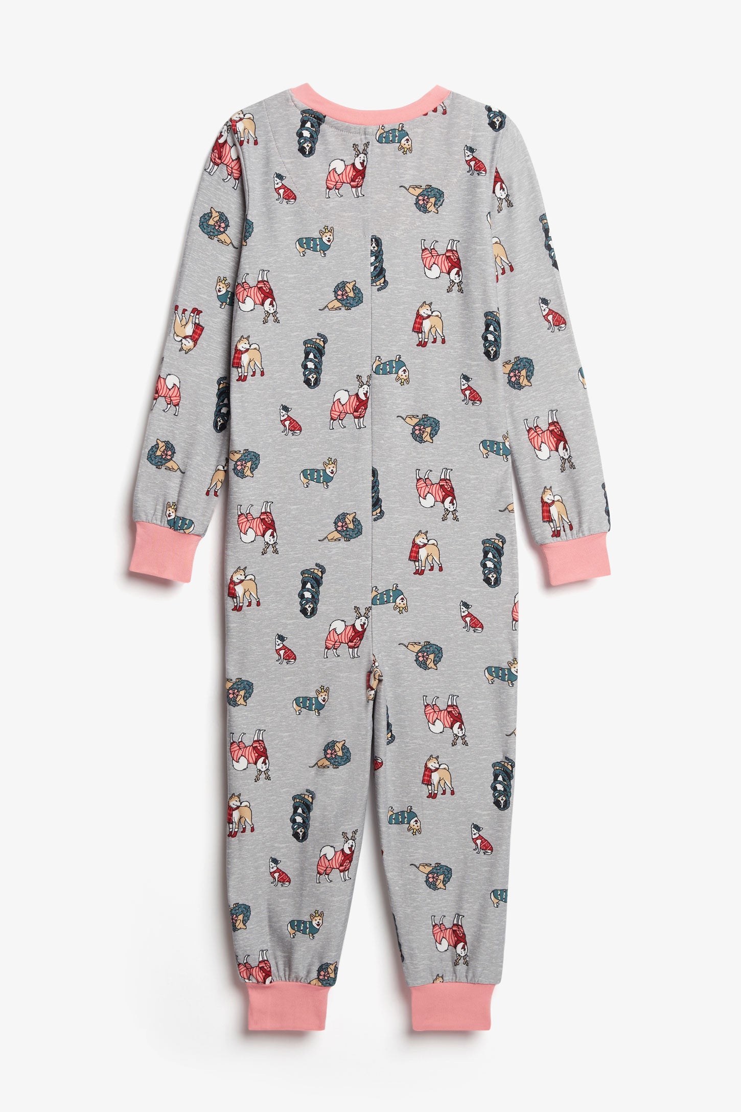 Pyjama de Noël 1-pièce en Moss - Enfant fille && GRIS MULTI