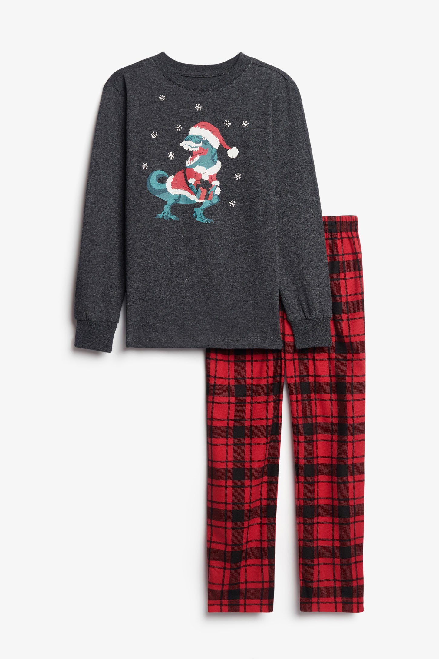 2 piece Christmas pajamas in cotton and flannel Boys