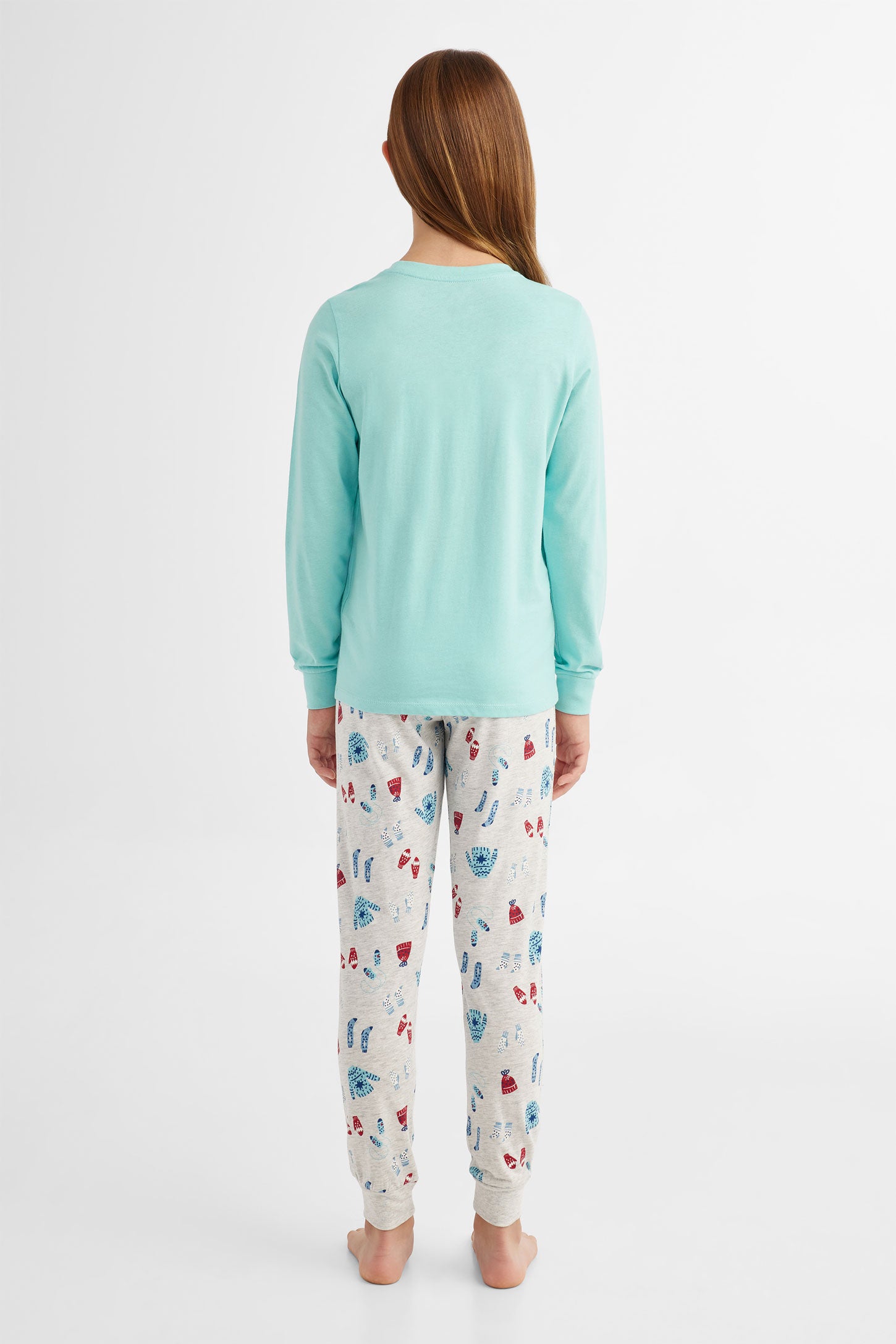 Duos futé, Pyjama 2-pièces imprimé, 2/40$ - Ado fille && BLEU