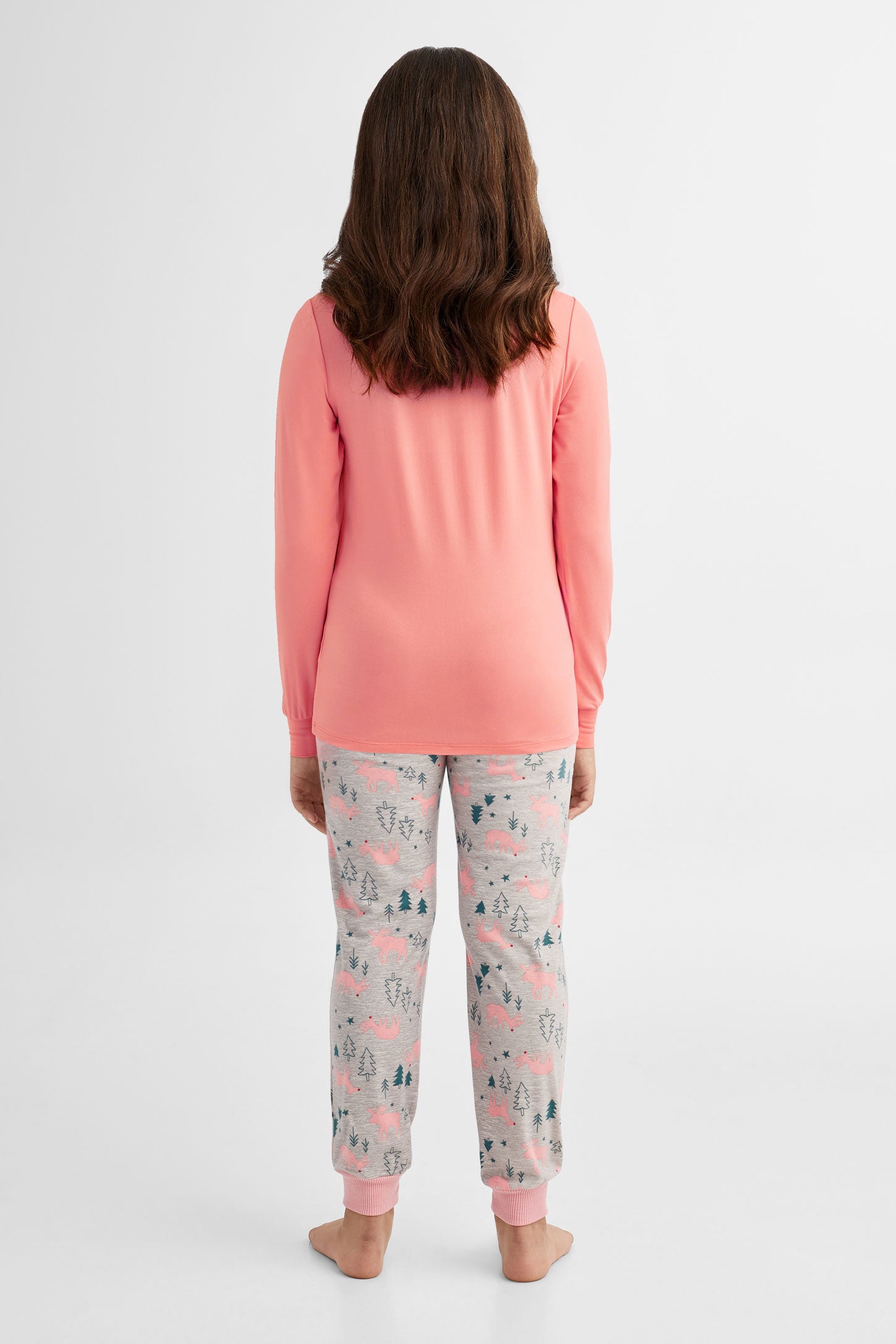 Chandail pyjama de Noël en Moss - Ado fille && ROSE