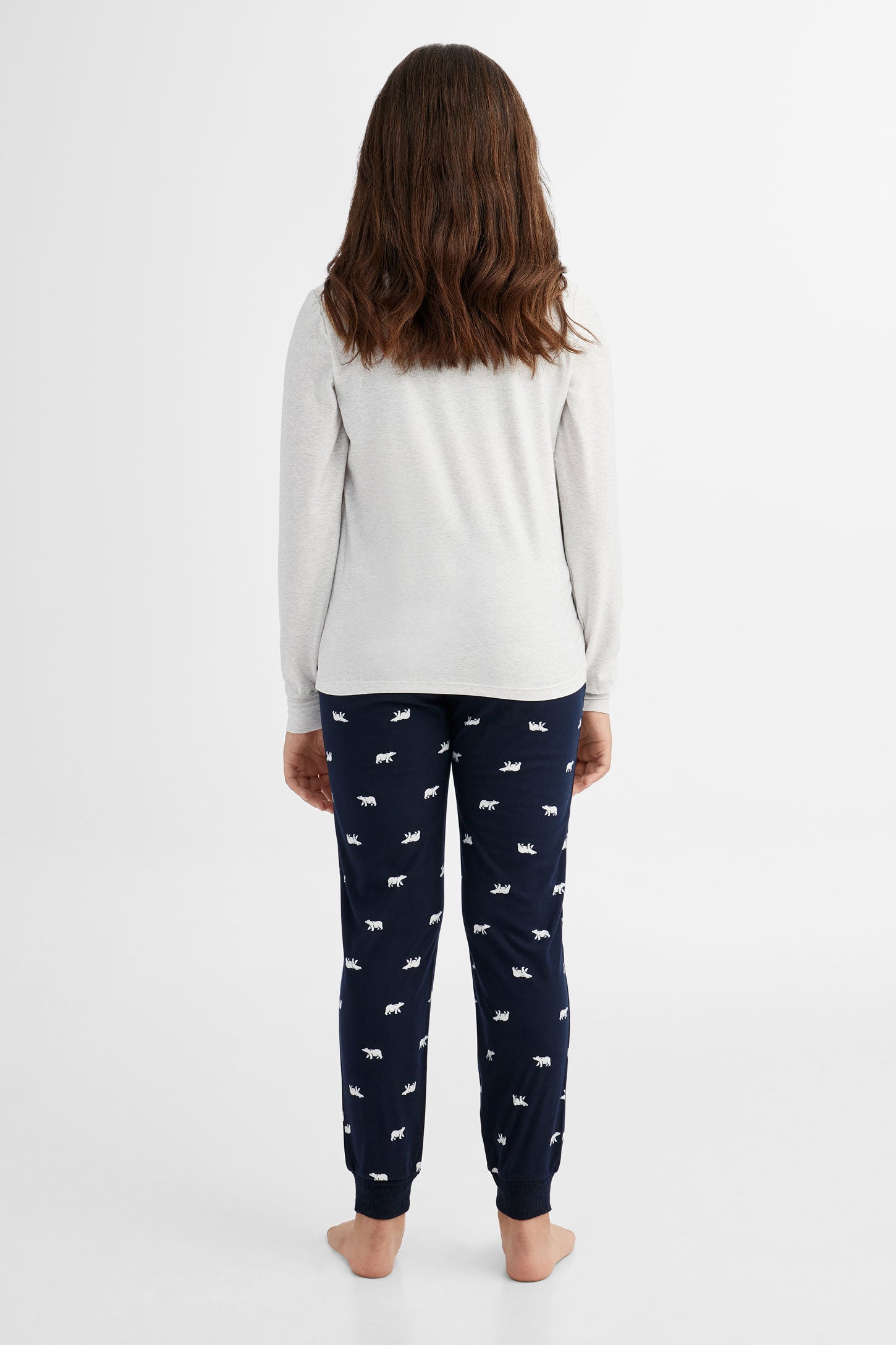 Chandail pyjama de Noël en Moss - Ado fille && GRIS