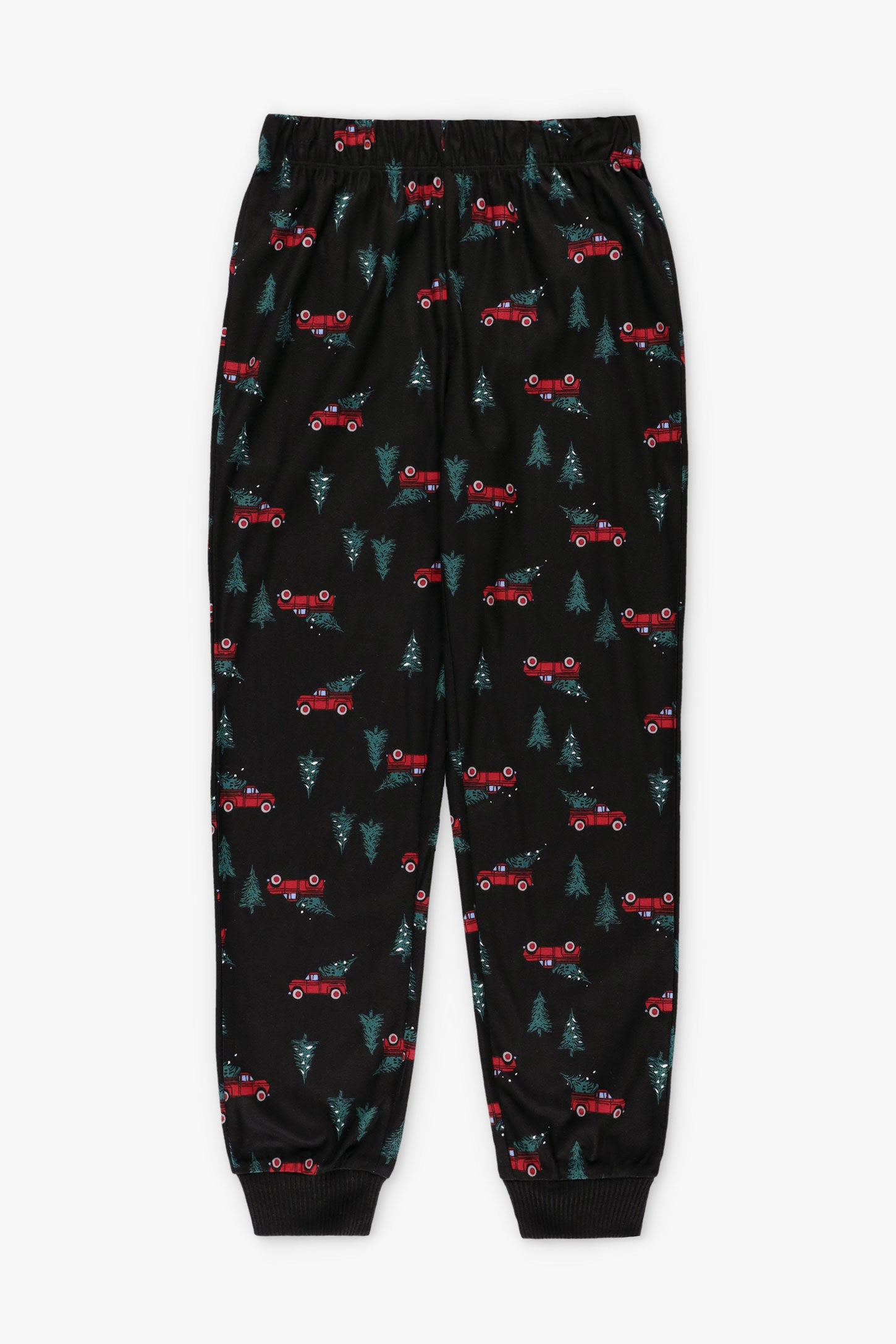 Pantalon pyjama de Noël en flanelle - Ado fille && COMBO NOIR