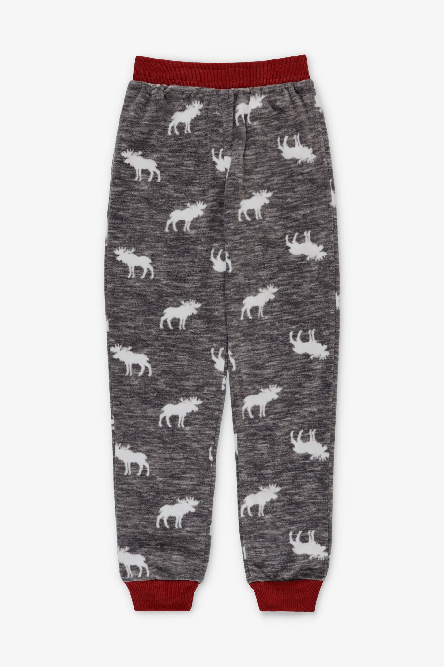 Pantalon pyjama de Noël en micropolar - Ado fille && CHARBON/MULTI