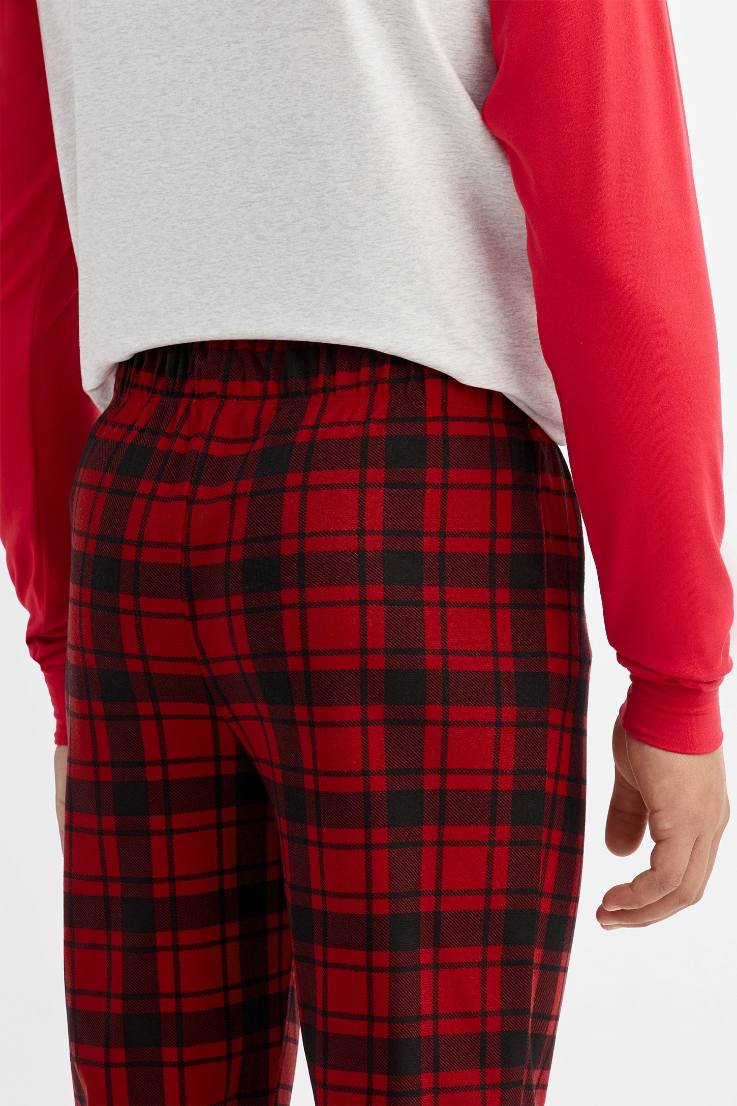 Pantalon pyjama de Noël en flanelle - Ado garçon && ROUGE/MULTI