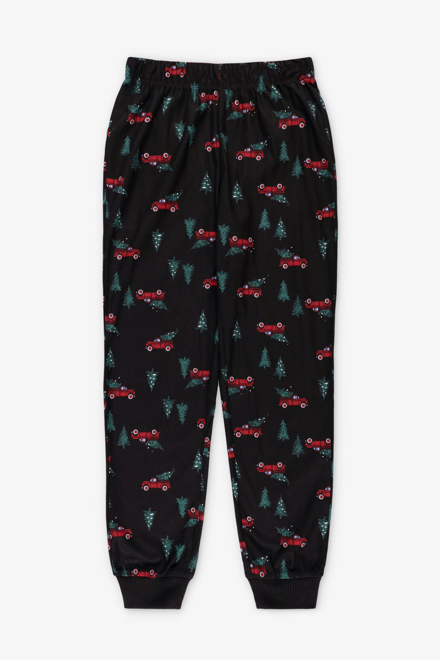 Pantalon pyjama de Noël en flanelle - Ado garçon && COMBO NOIR