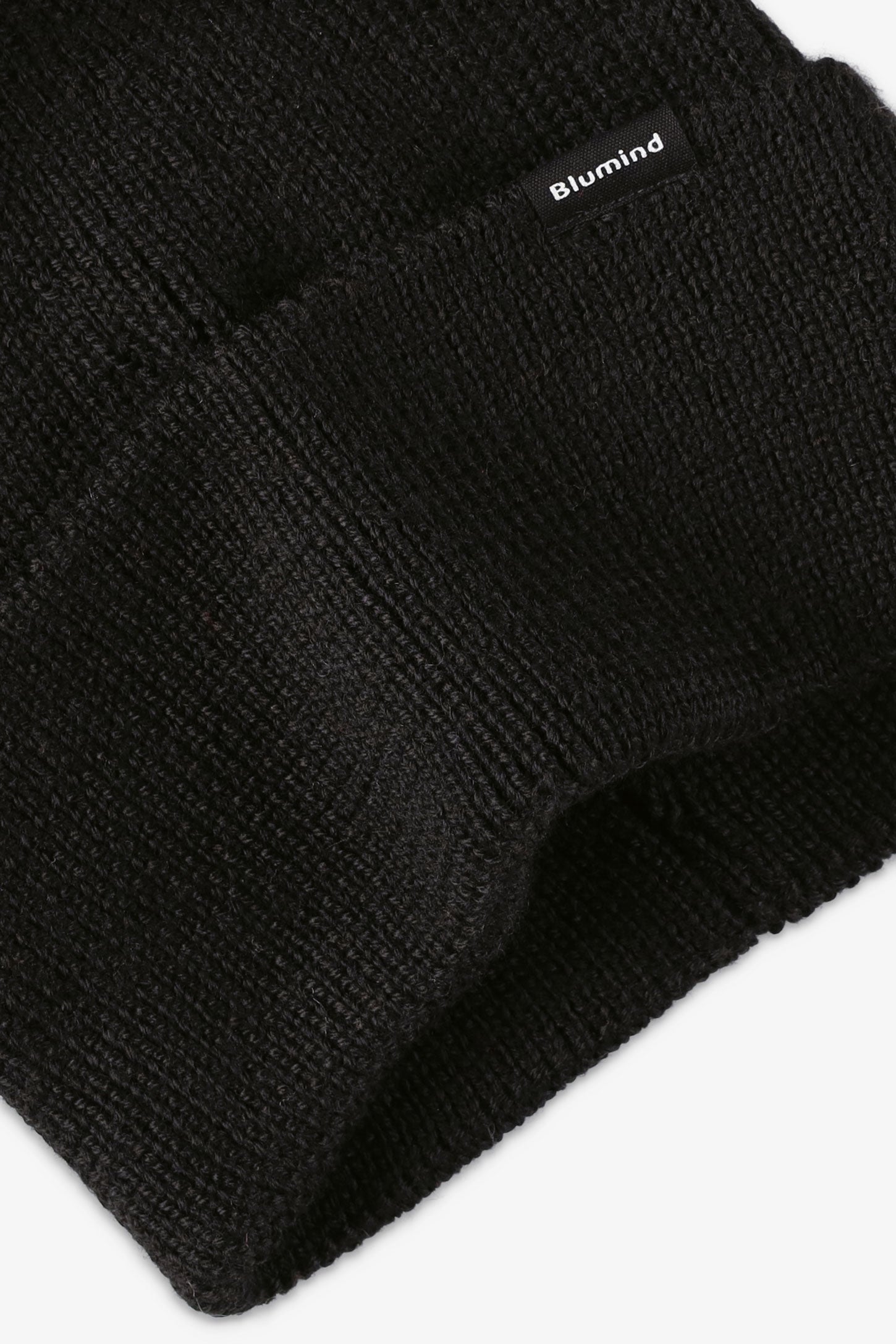 Tuque en tricot doublée polyester recyclé - Ado fille && NOIR