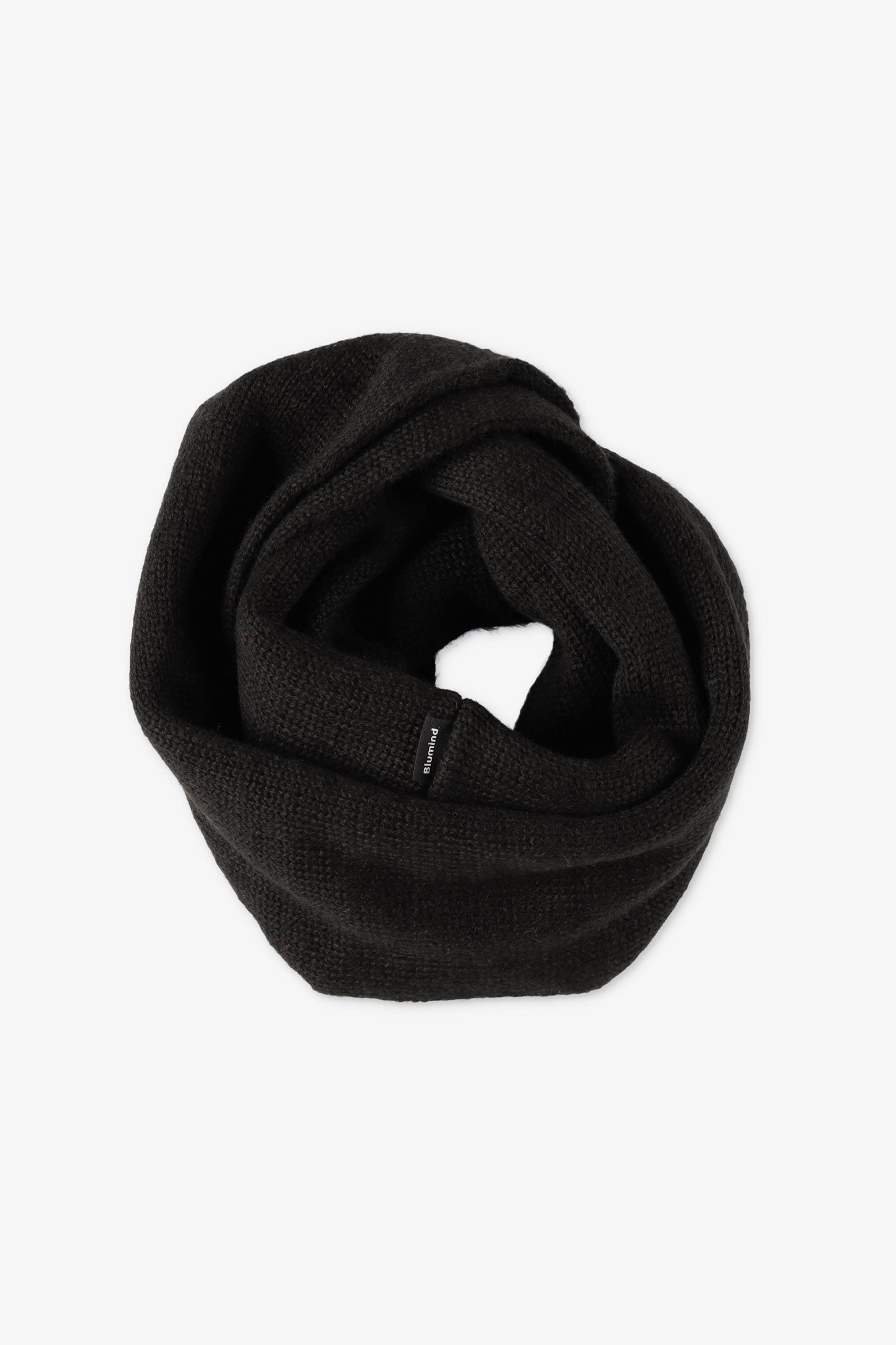 Foulard infinité en tricot doublé - Ado fille && NOIR