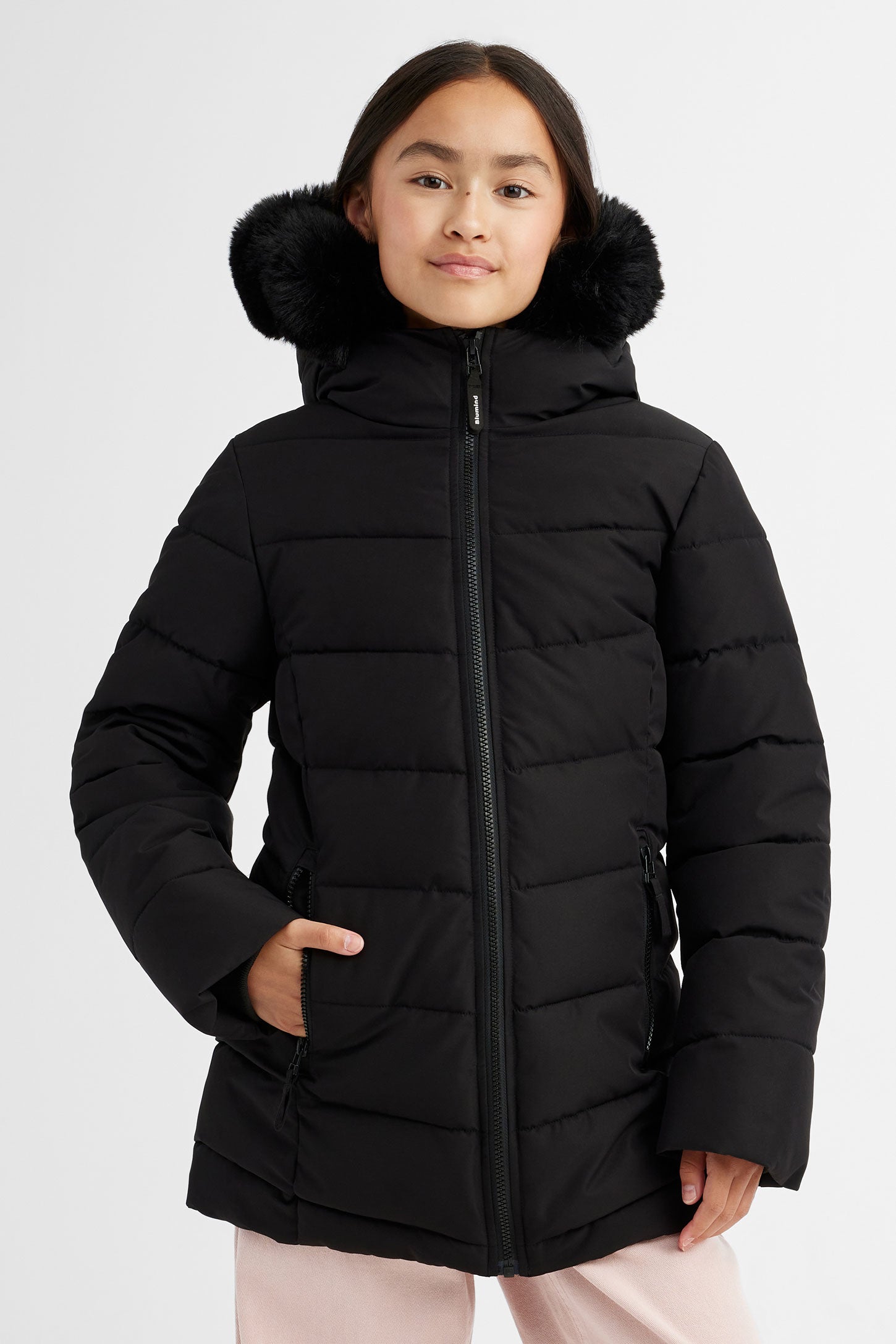 Manteau d hiver matelasse Ado fille Aubainerie