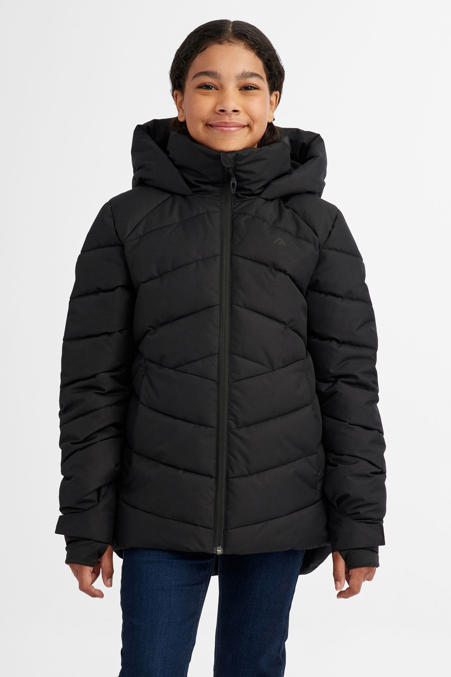 Manteau de ski matelassé BM - Ado fille && NOIR