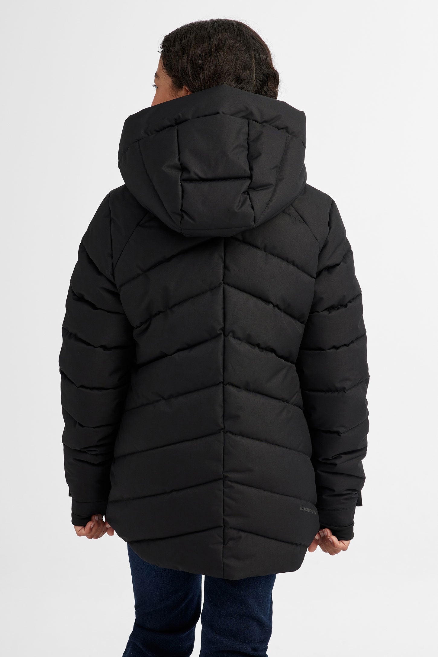 Manteau de ski matelassé BM - Ado fille && NOIR