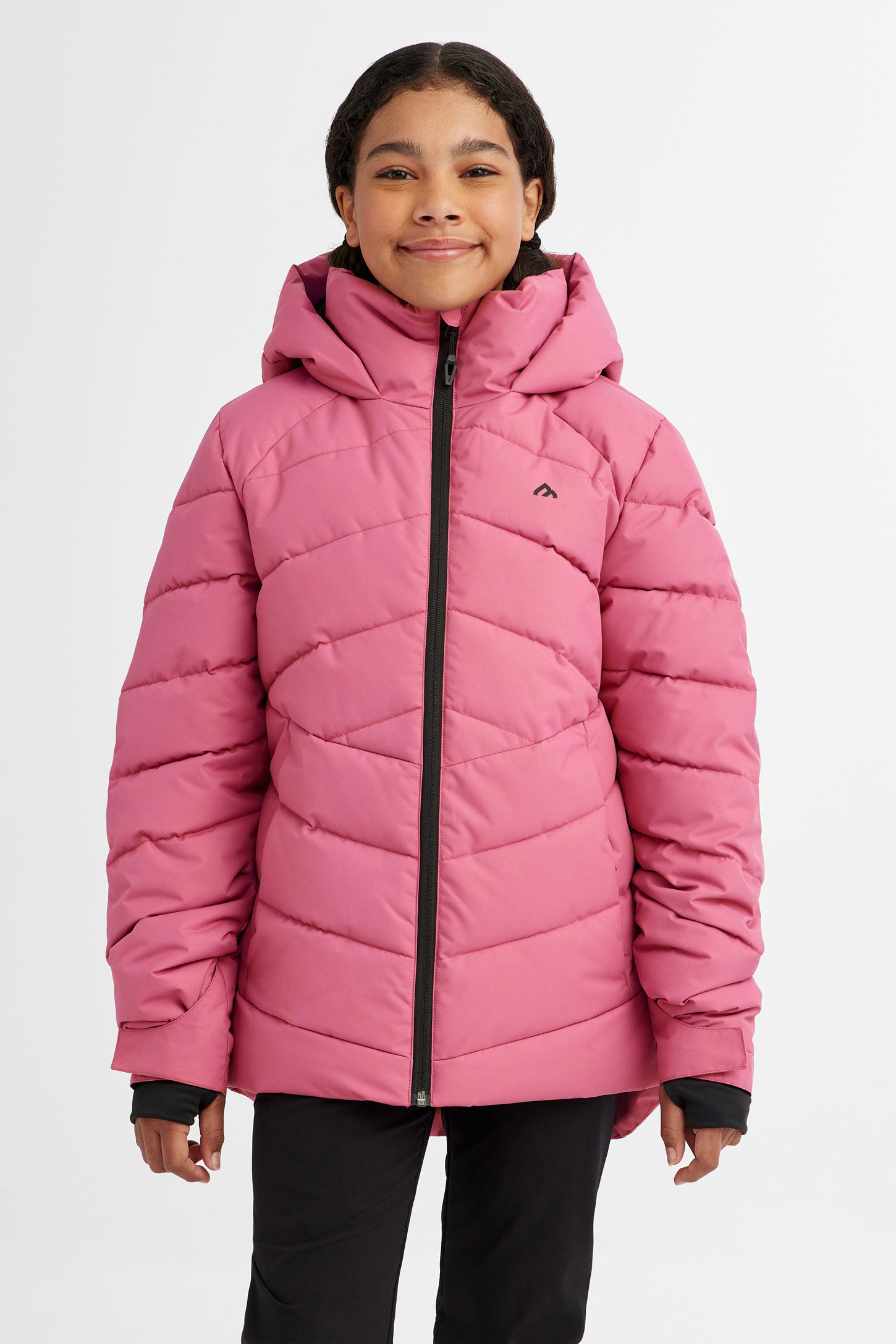 Manteau de ski matelassé BM - Ado fille && MAUVE