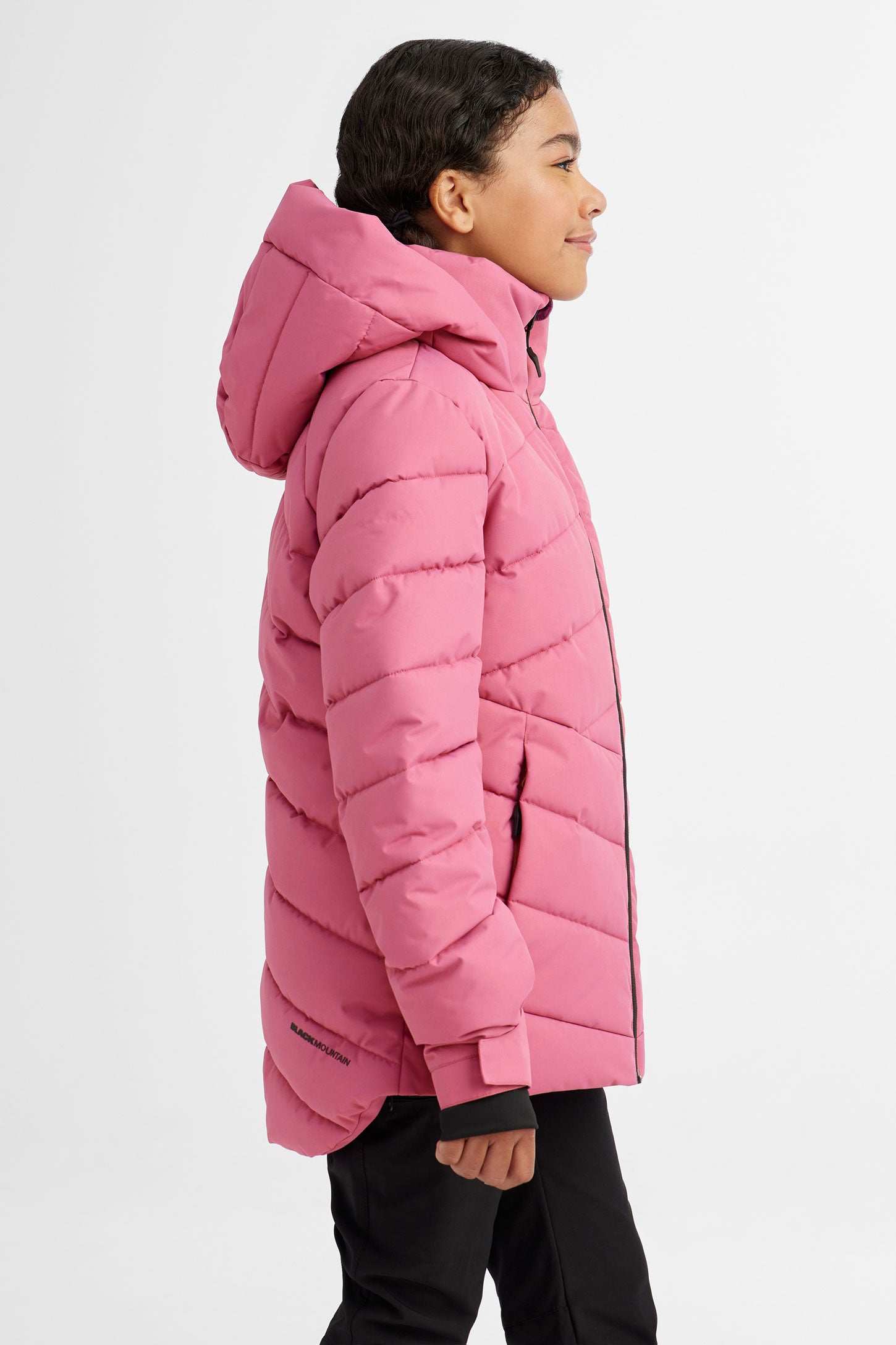 Manteau de ski matelassé BM - Ado fille && MAUVE