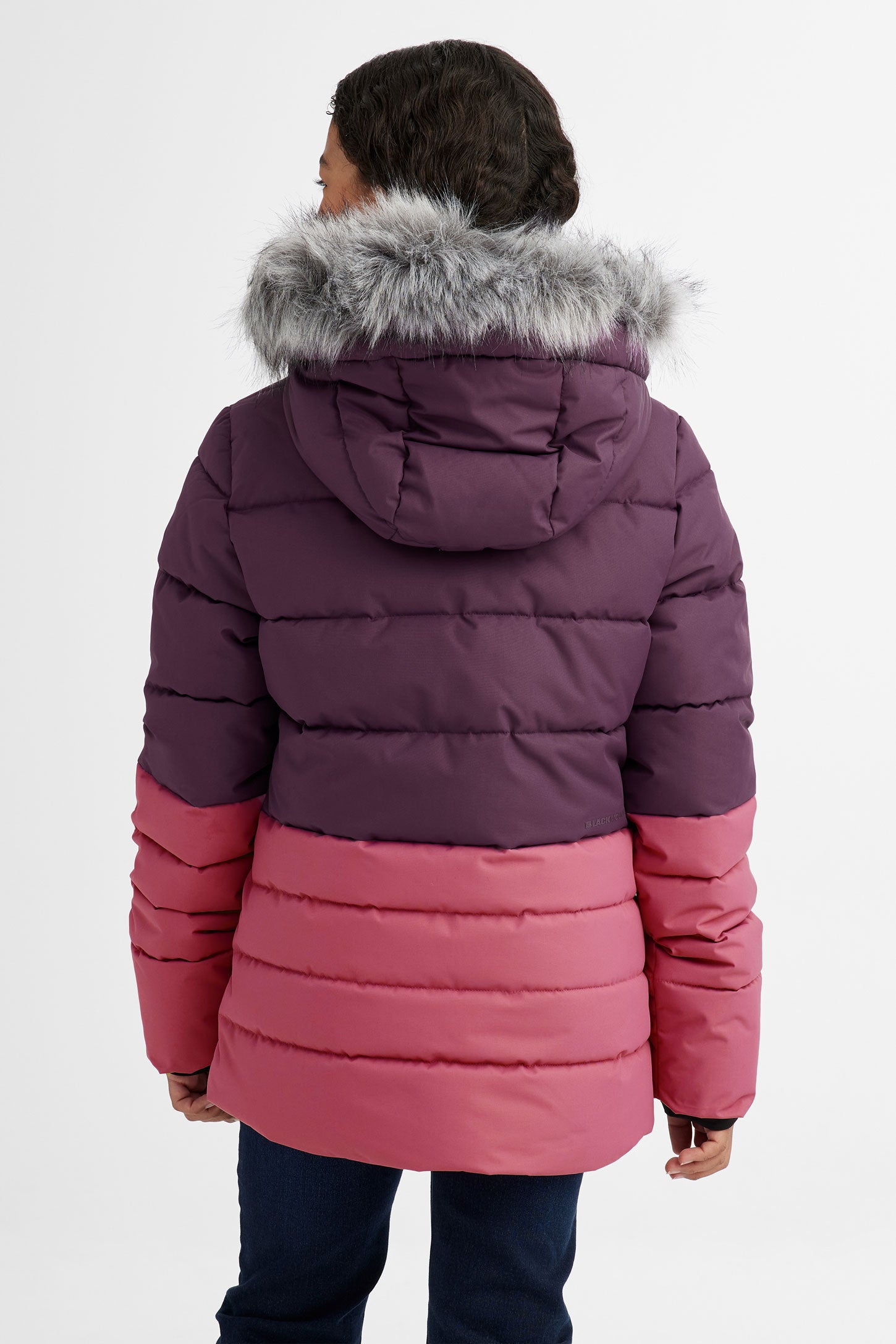 Manteau d'hiver parka BM - Ado fille && MAUVE