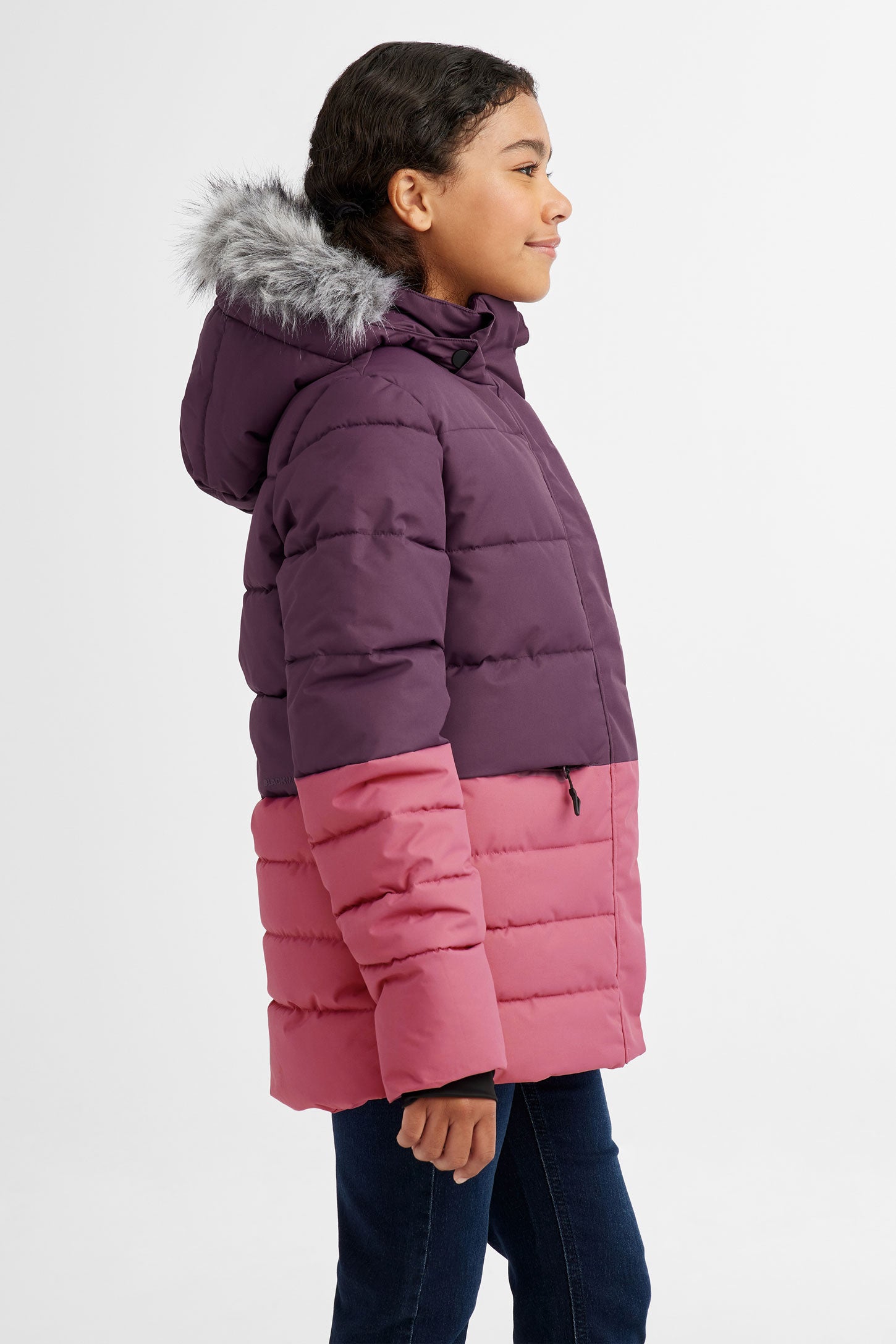 Manteau d'hiver parka BM - Ado fille && MAUVE