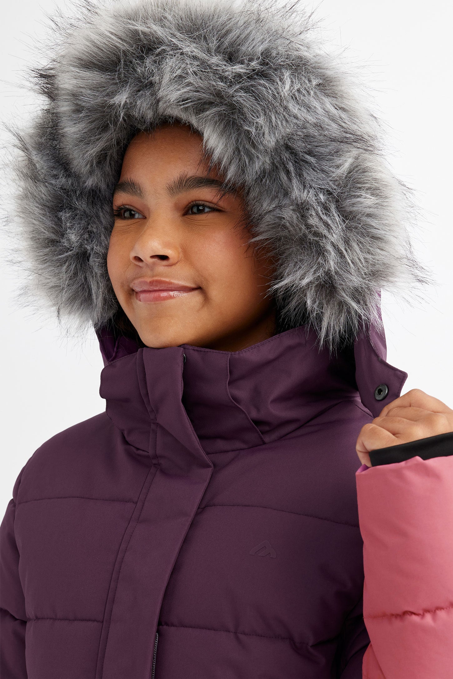 Manteau d'hiver parka BM - Ado fille && MAUVE