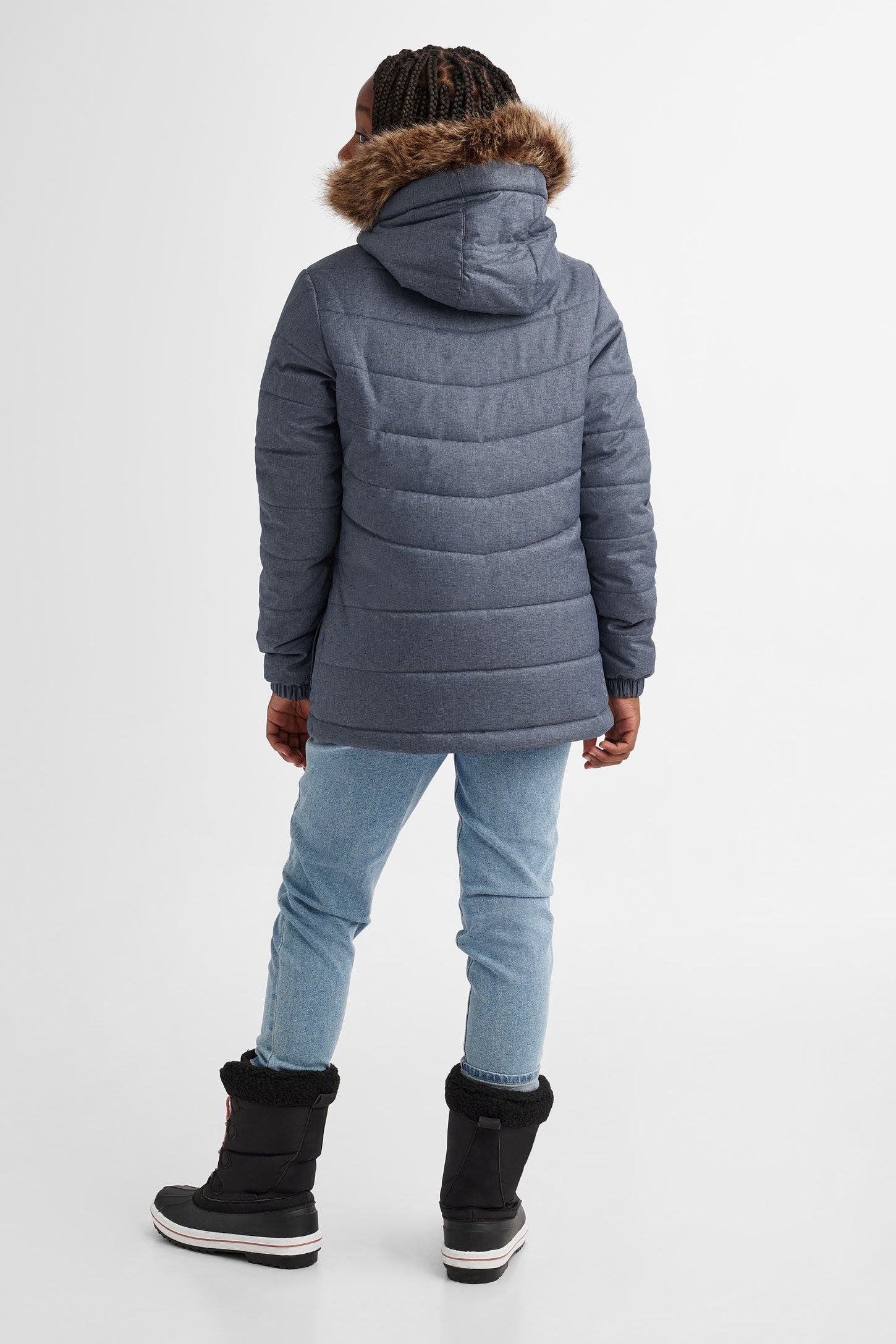 Manteau de ski hiver - Ado fille && GRIS