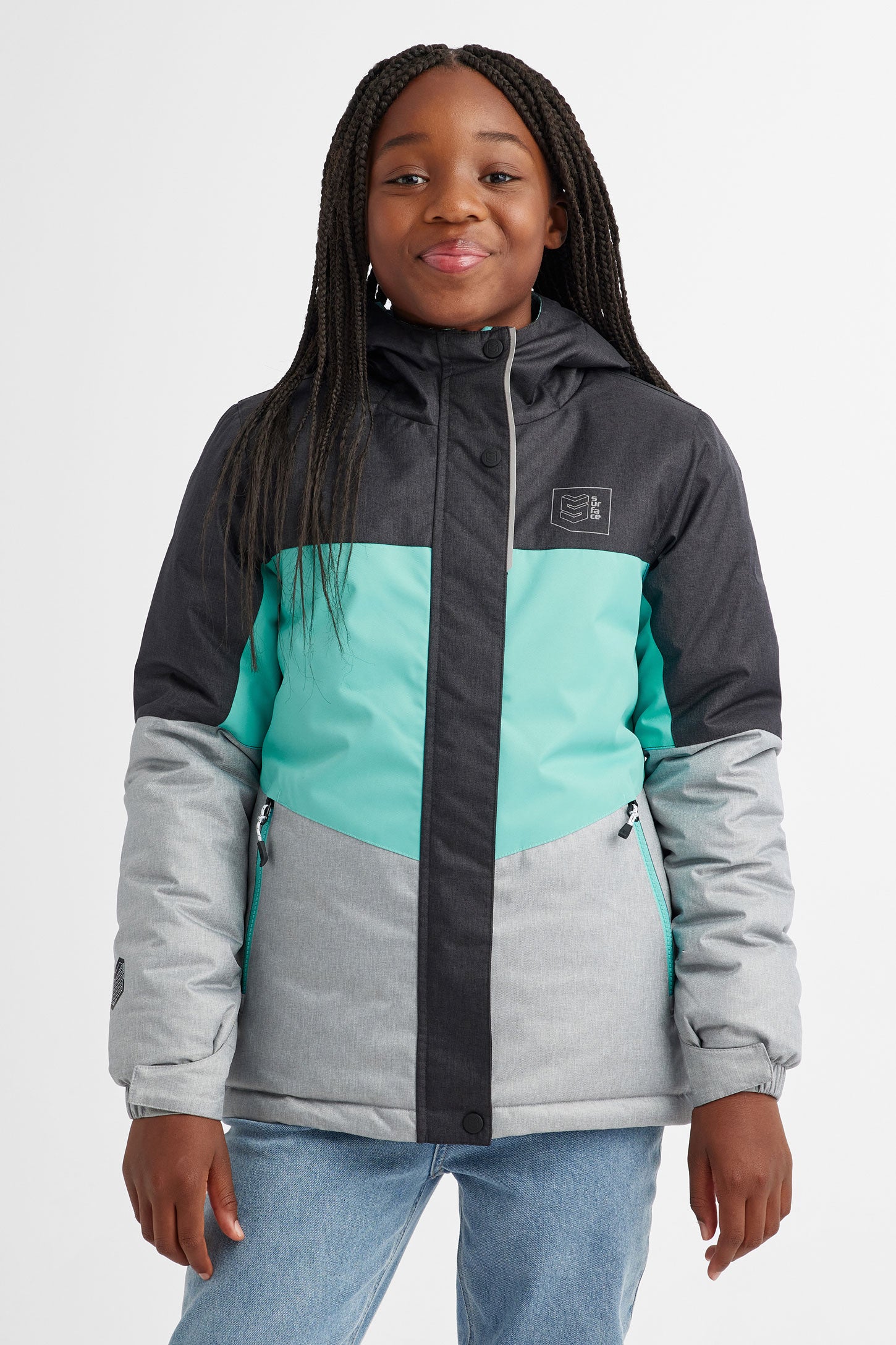 Manteau de ski hiver - Ado fille && TURQUOISE