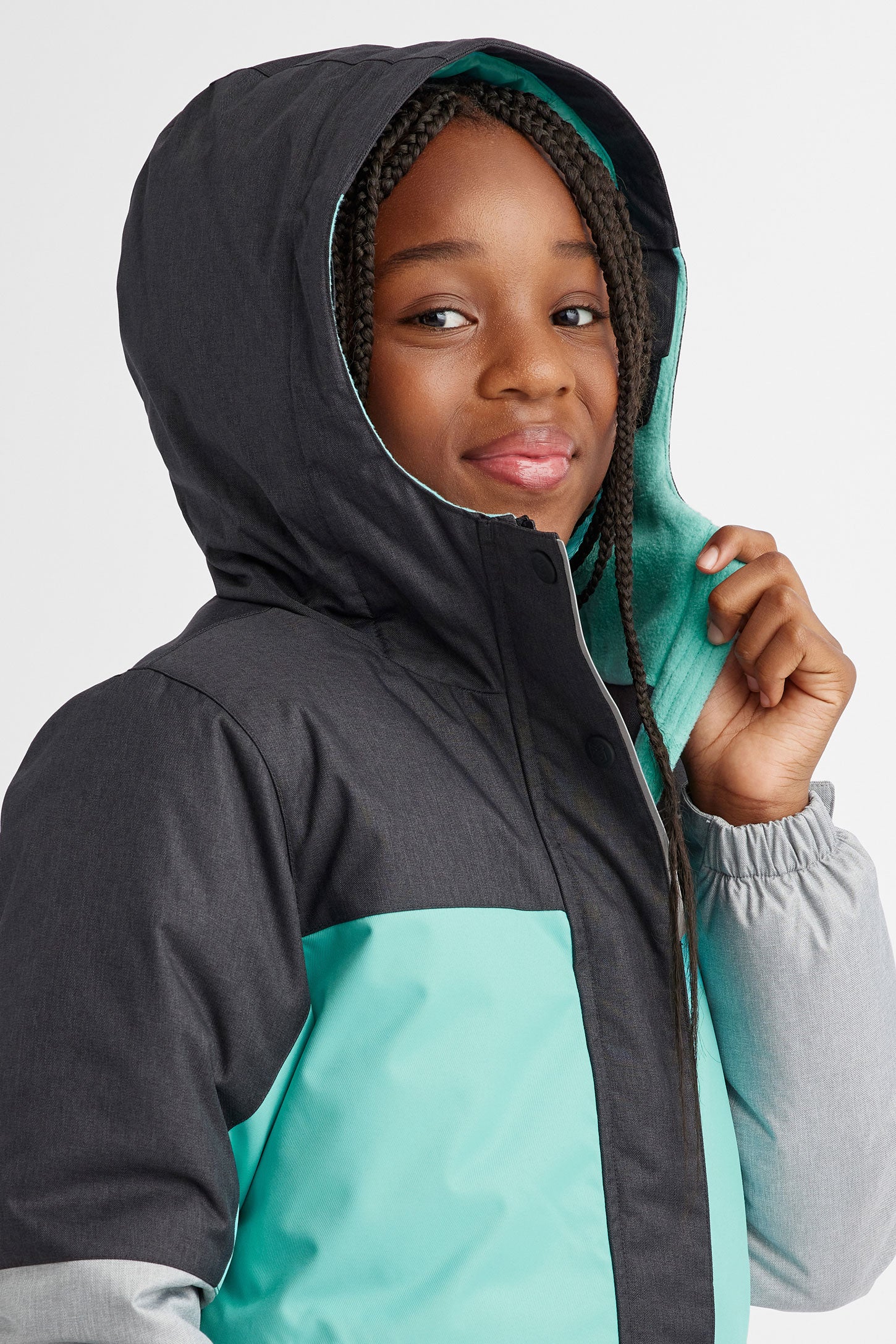 Manteau de ski hiver - Ado fille && TURQUOISE