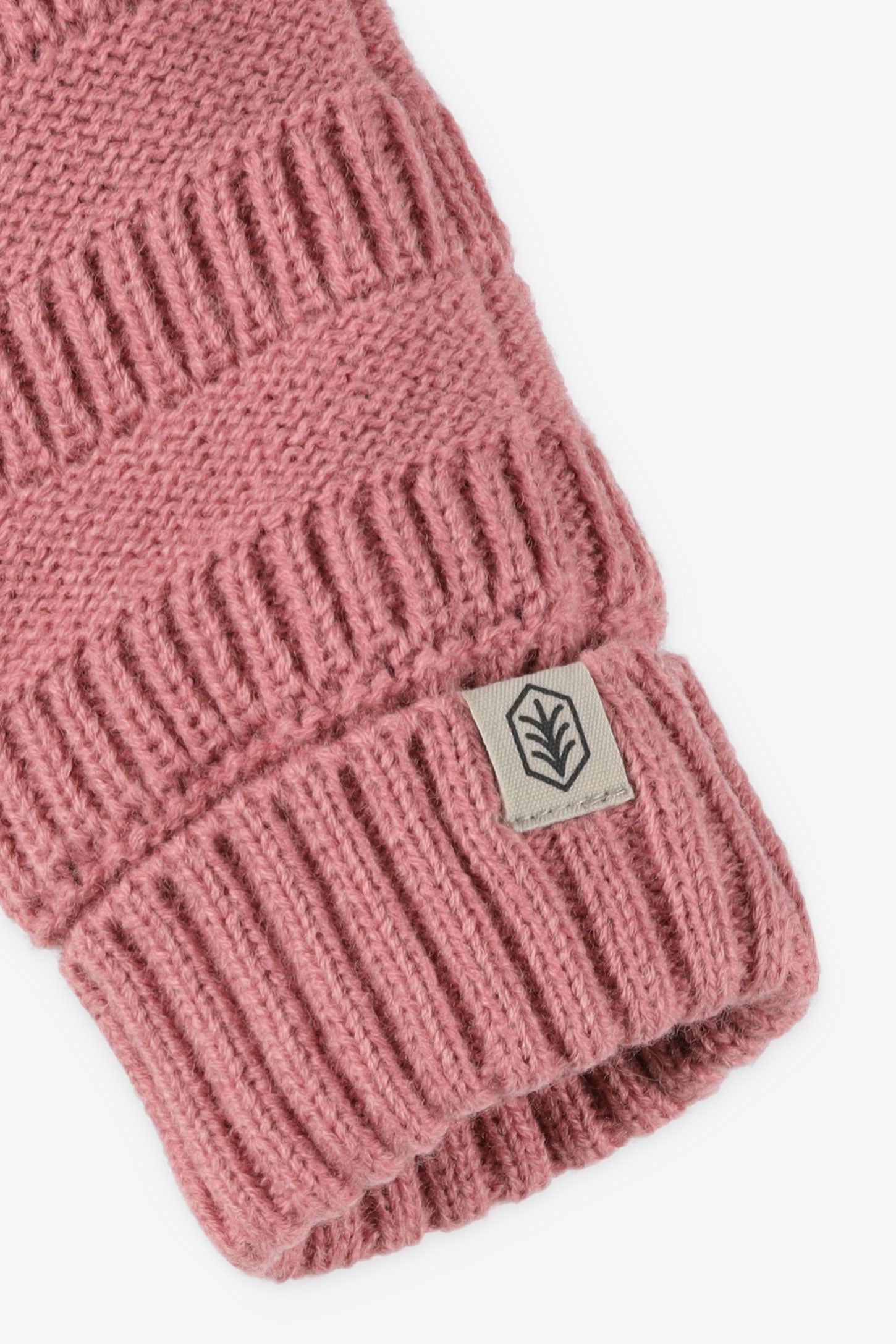 Mitaines en tricot doublées polar - Ado fille && ROSE