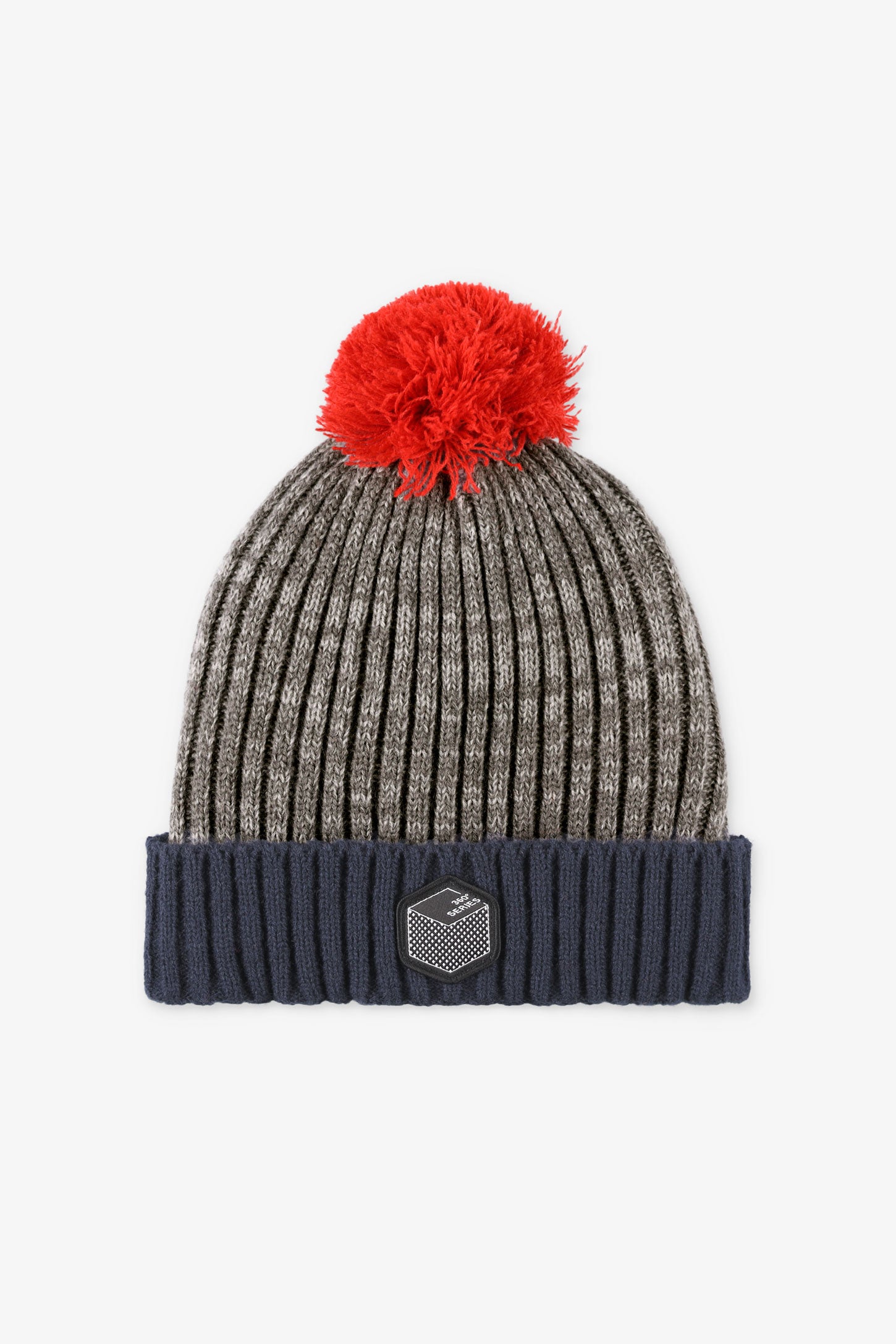 Tuque à revers doublée polar - Ado garçon && GRIS